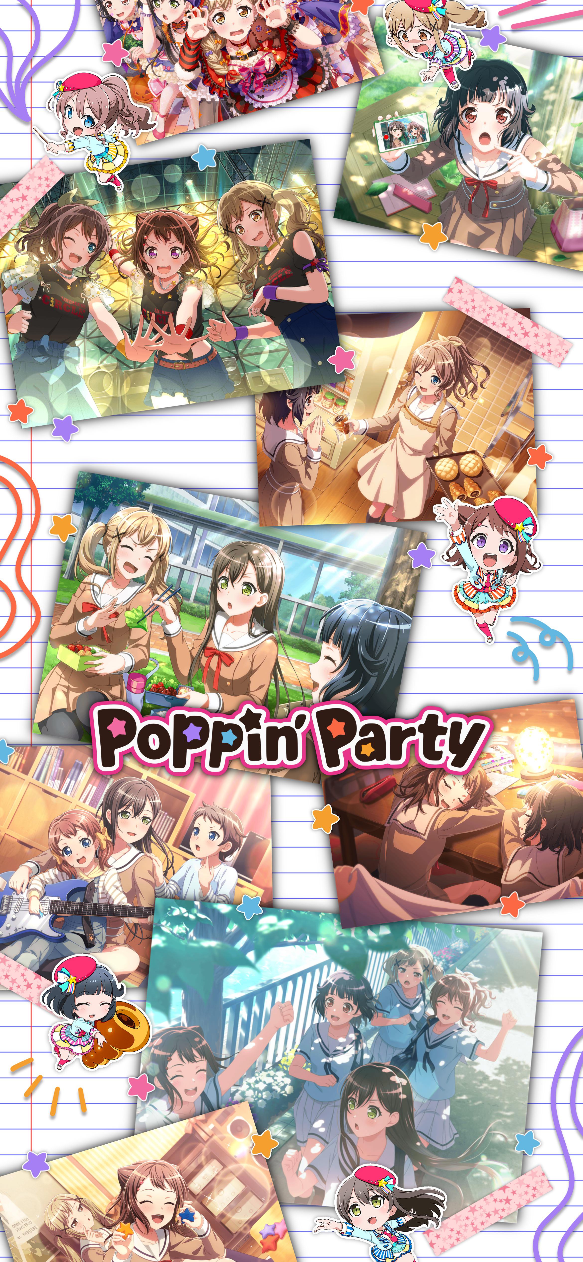 2340x5064 Poppin' party wallpaper
