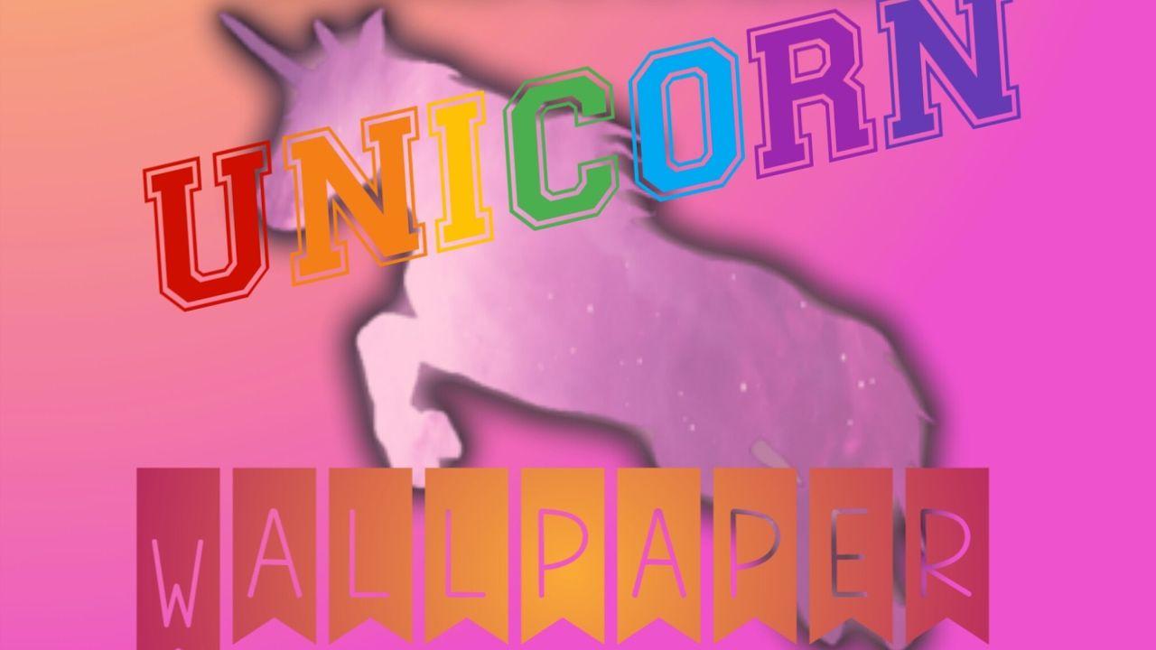 1280x720 HOW TO MAKE A CUTE UNICORN WALLPAPER.. ANDROID