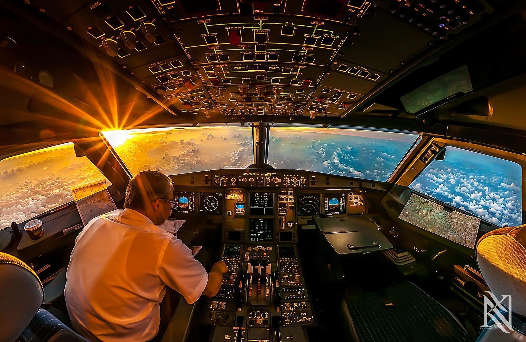 2048x1335 Plane Cockpit Wallpaper