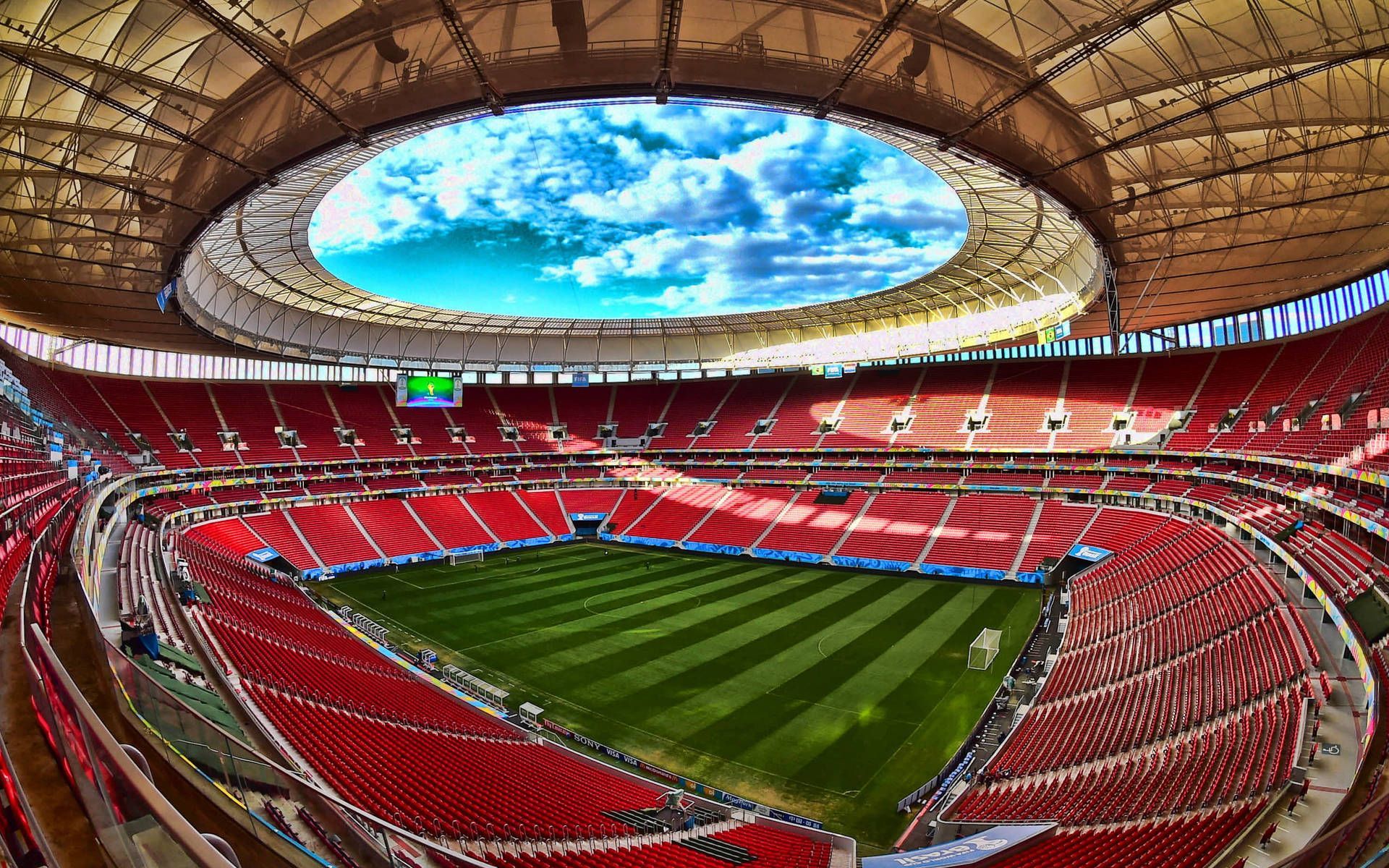 1920x1200 Mane Garrincha Stadium Wallpaper