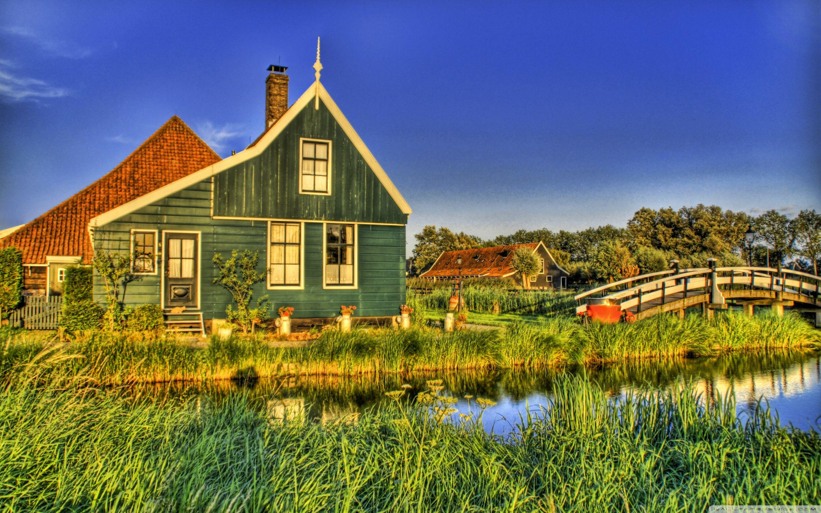 2880x1800 Holland Farmhouse ❤ 4K HD Desktop Wallpaper for 4K Ultra HD