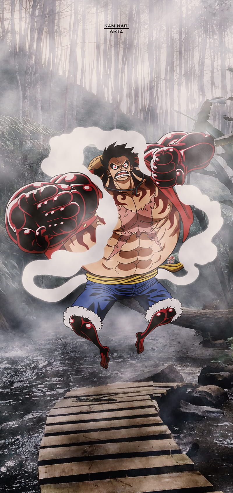 800x1689 Luffy Gear monkey d luffy, mugiwara, one piece, anime, HD phone wallpaper