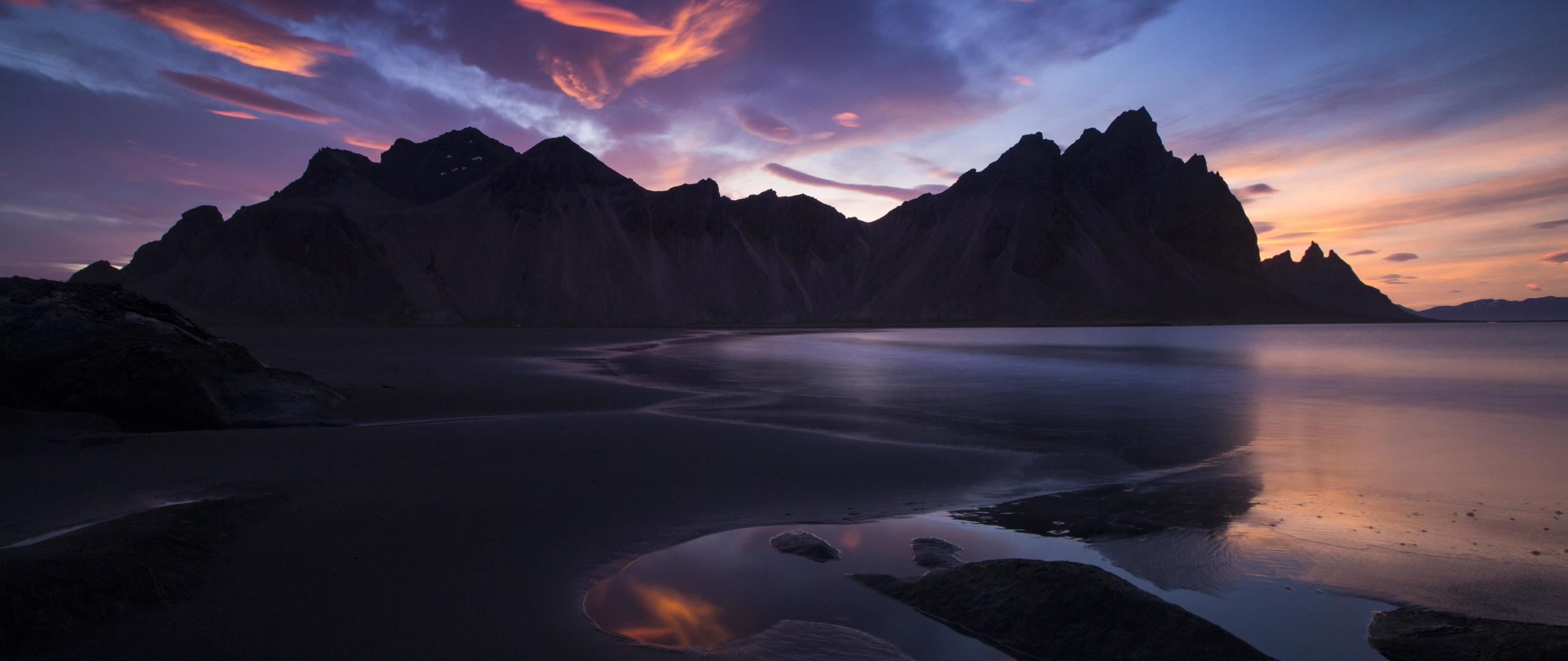 2560x1080 Amazing Mountains in Iceland 2560x1080 Resolution