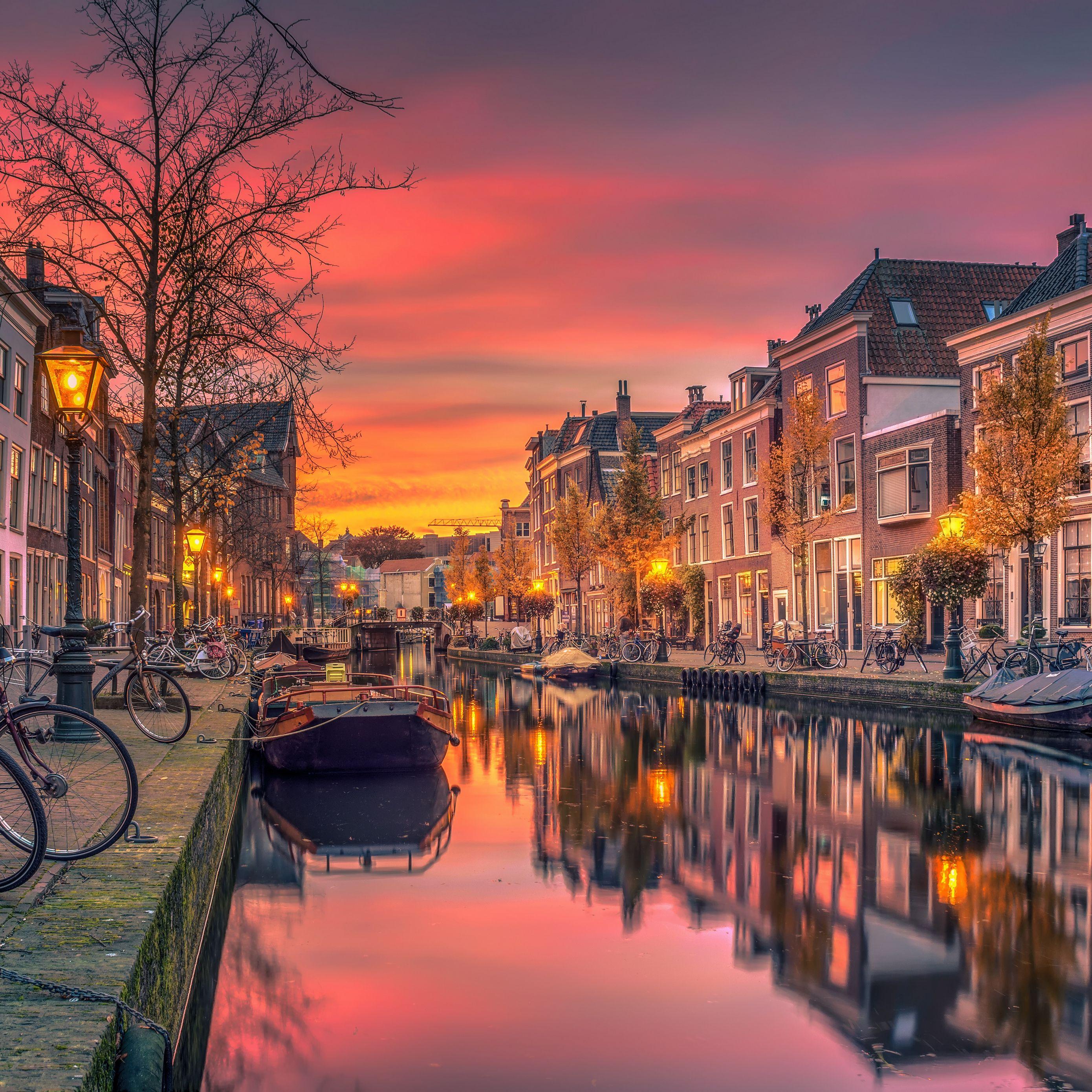 2780x2780 Download wallpaper 2780x2780 netherlands, holland, canal