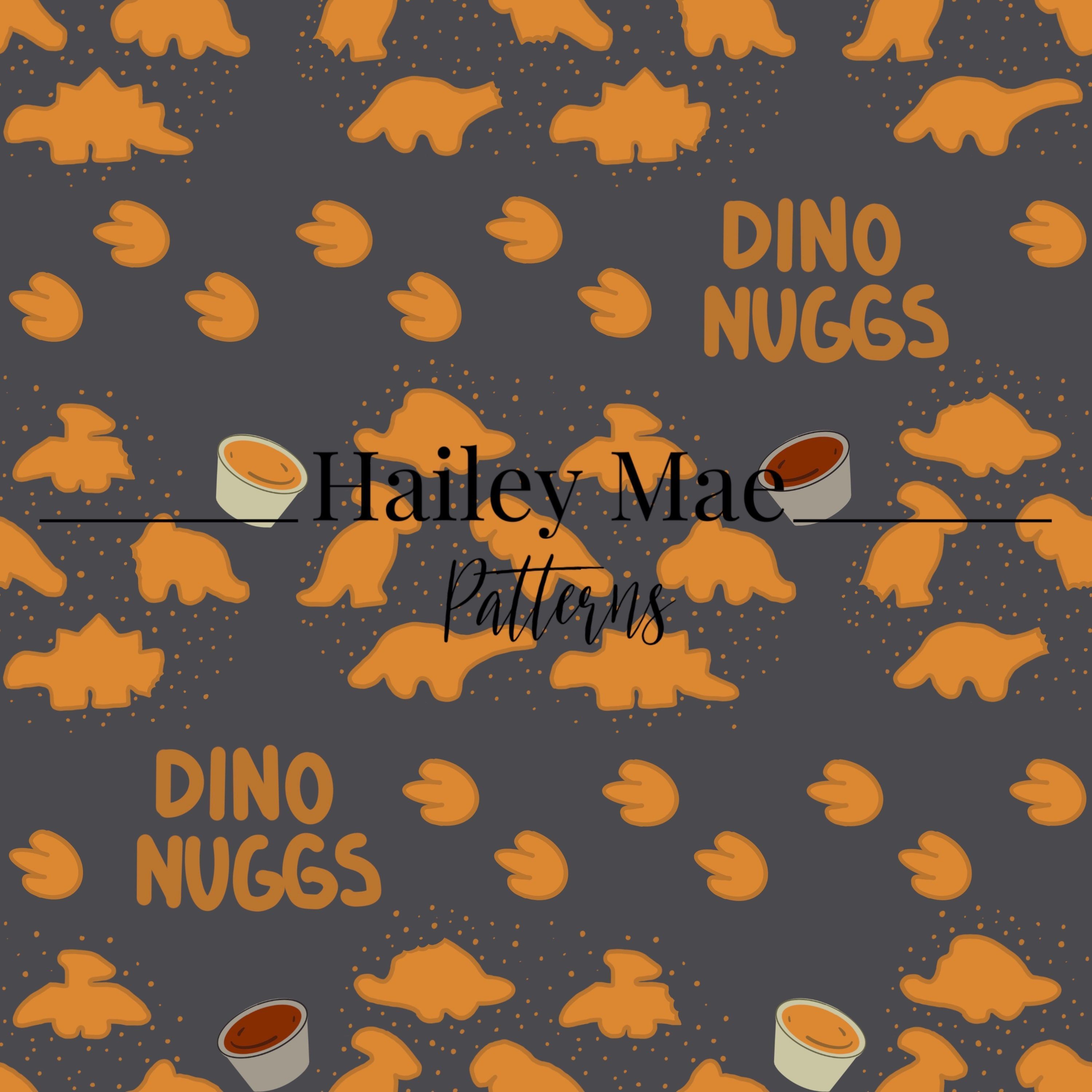 3000x3000 Seamless Dino Nuggets Pattern Digital