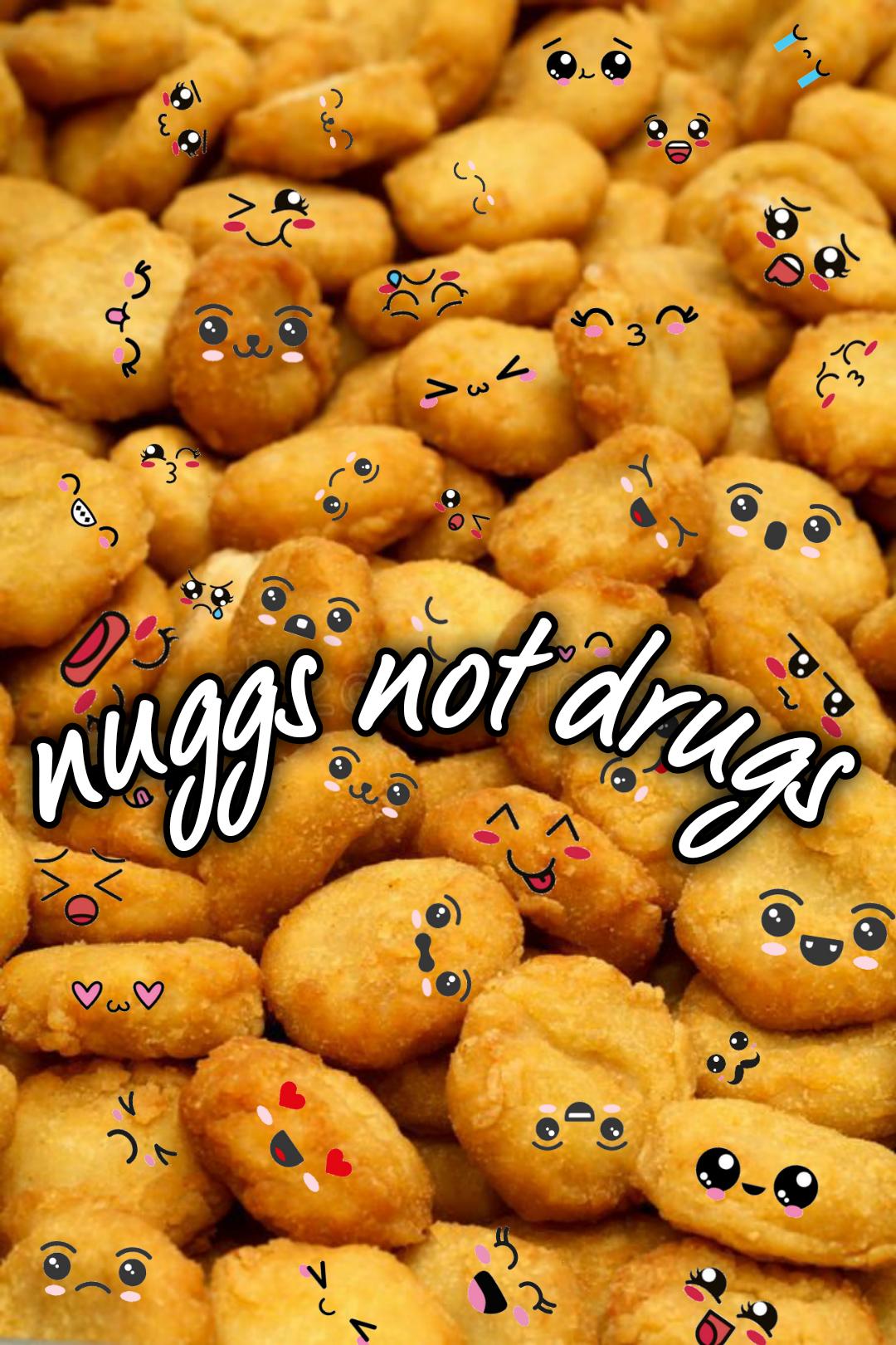 1080x1620 Dino Chicken Nuggets Wallpaper