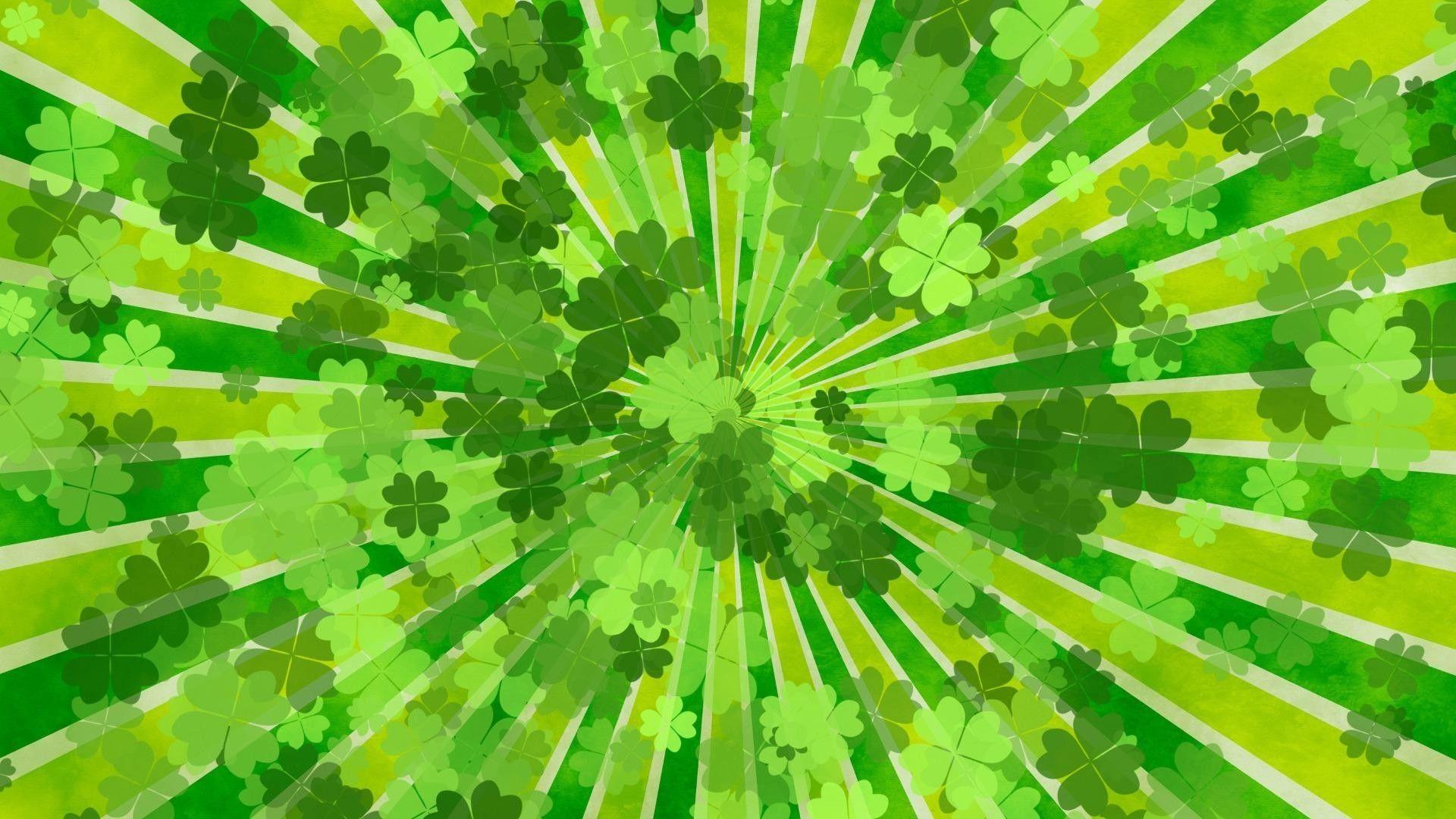 1920x1080 Shamrocks Wallpaper