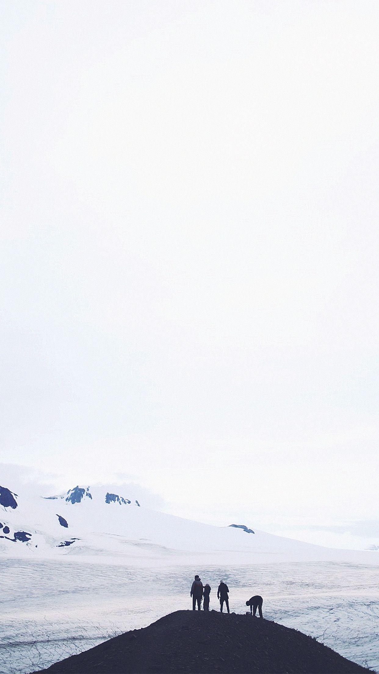 1242x2208 iPhone 6 Wallpaper white nature snow winter mountain