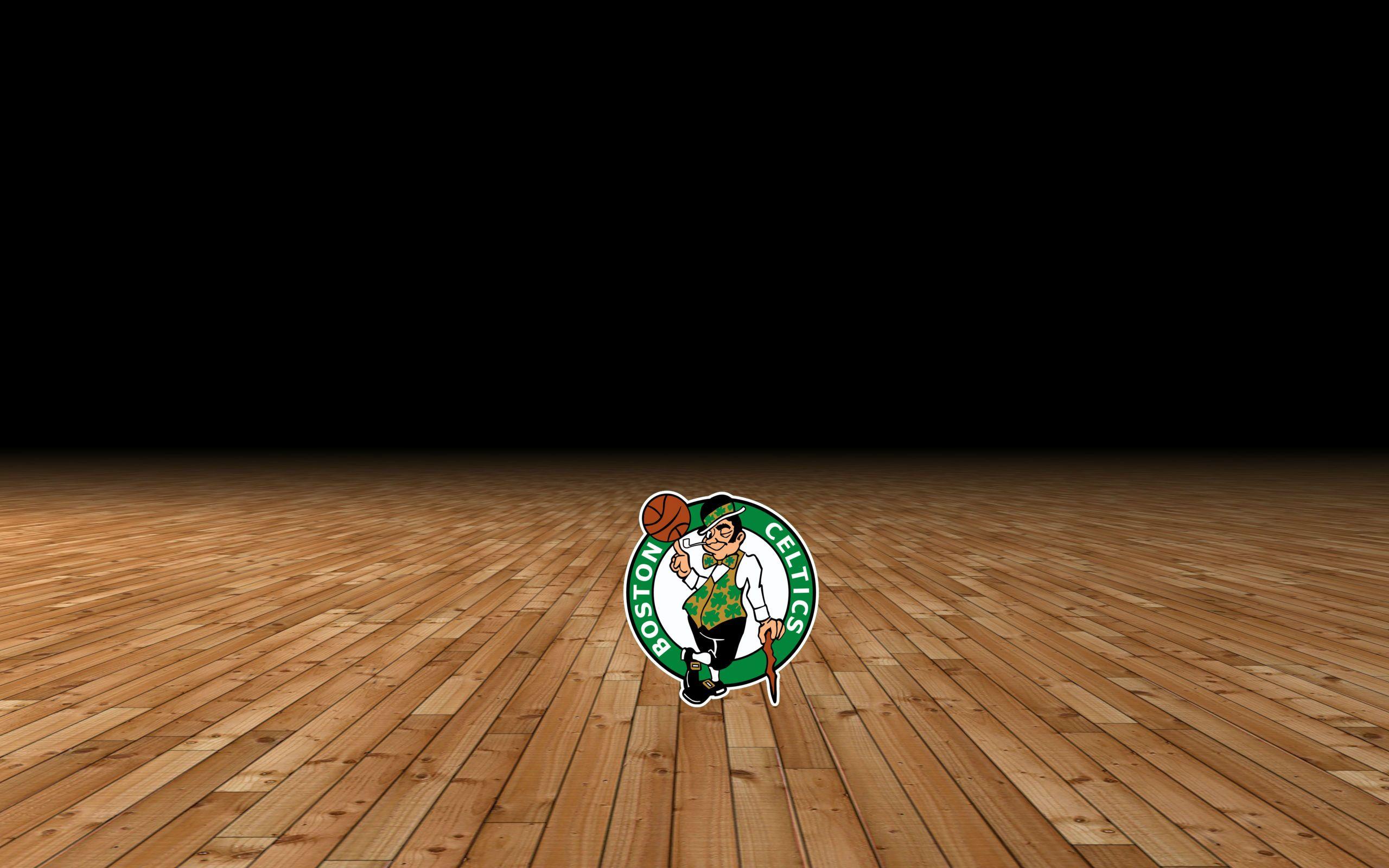 2560x1600 NBA Boston Celtics Logo Basketball Court wallpaper 2018