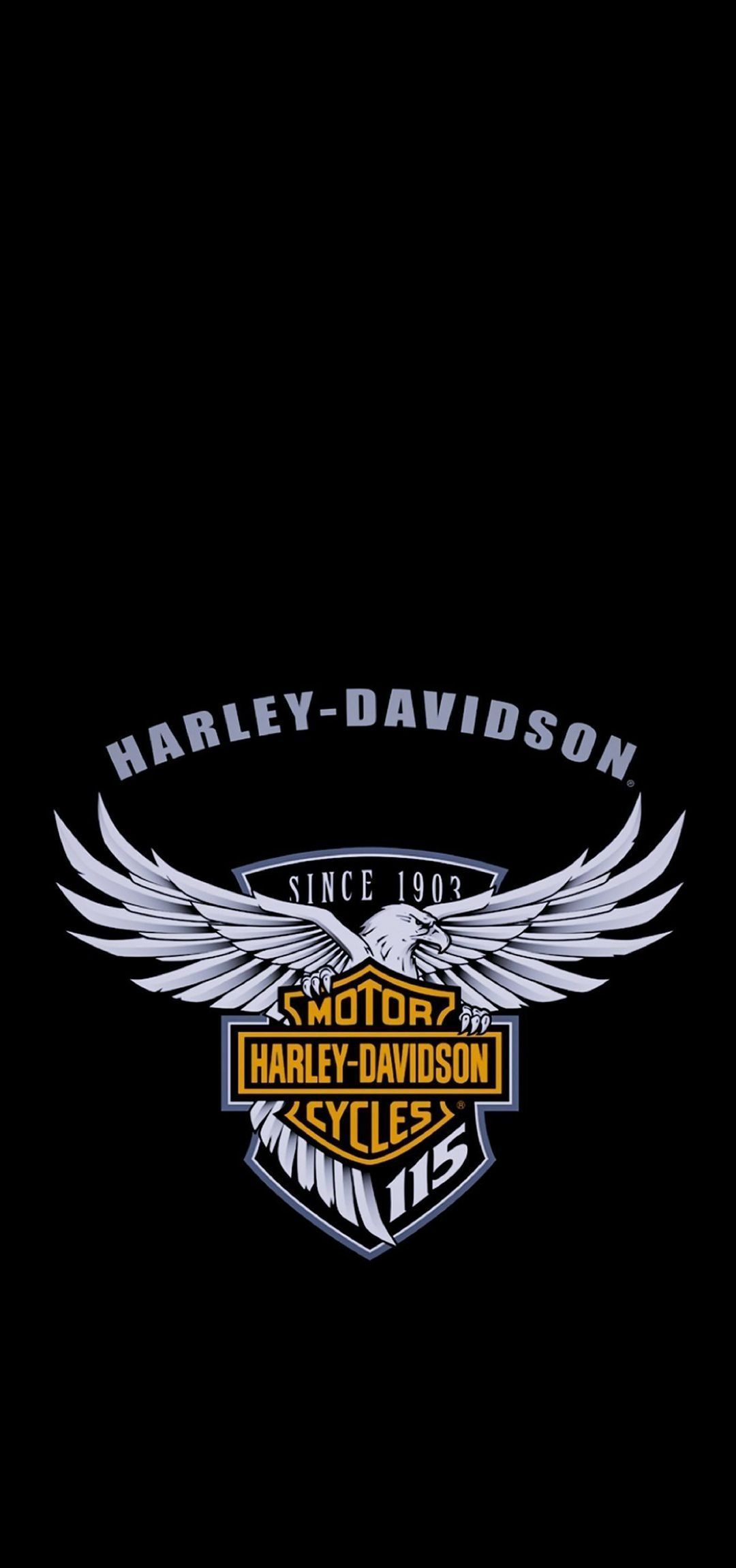 1080x2300 Harley Davidson Logo Wallpaper 44