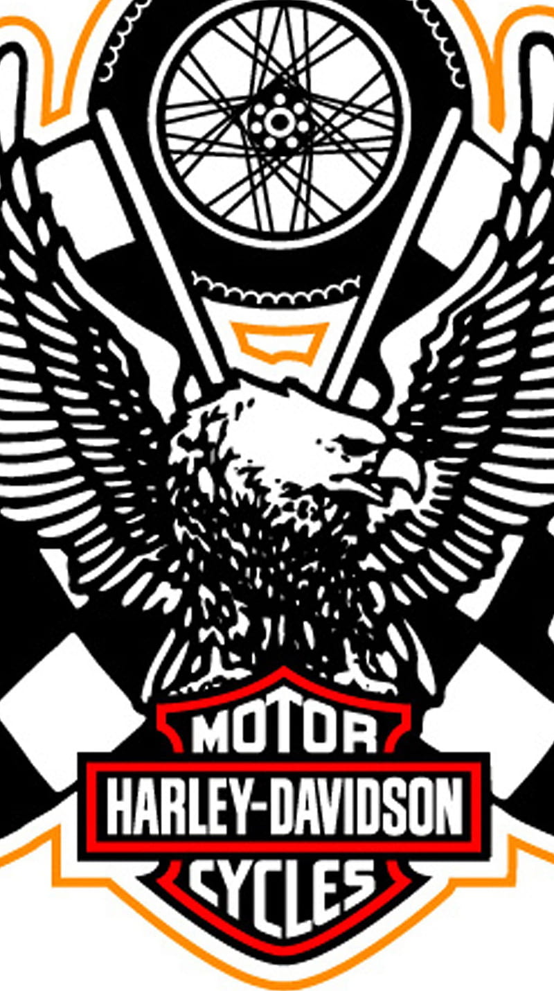800x1430 Harley Davidson, logo, HD phone