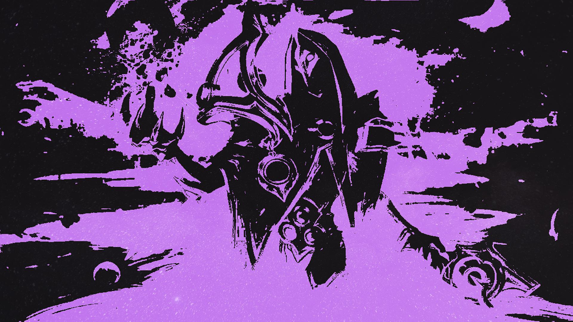 1920x1080 A Dark Cosmic Jhin wallpaper I made it