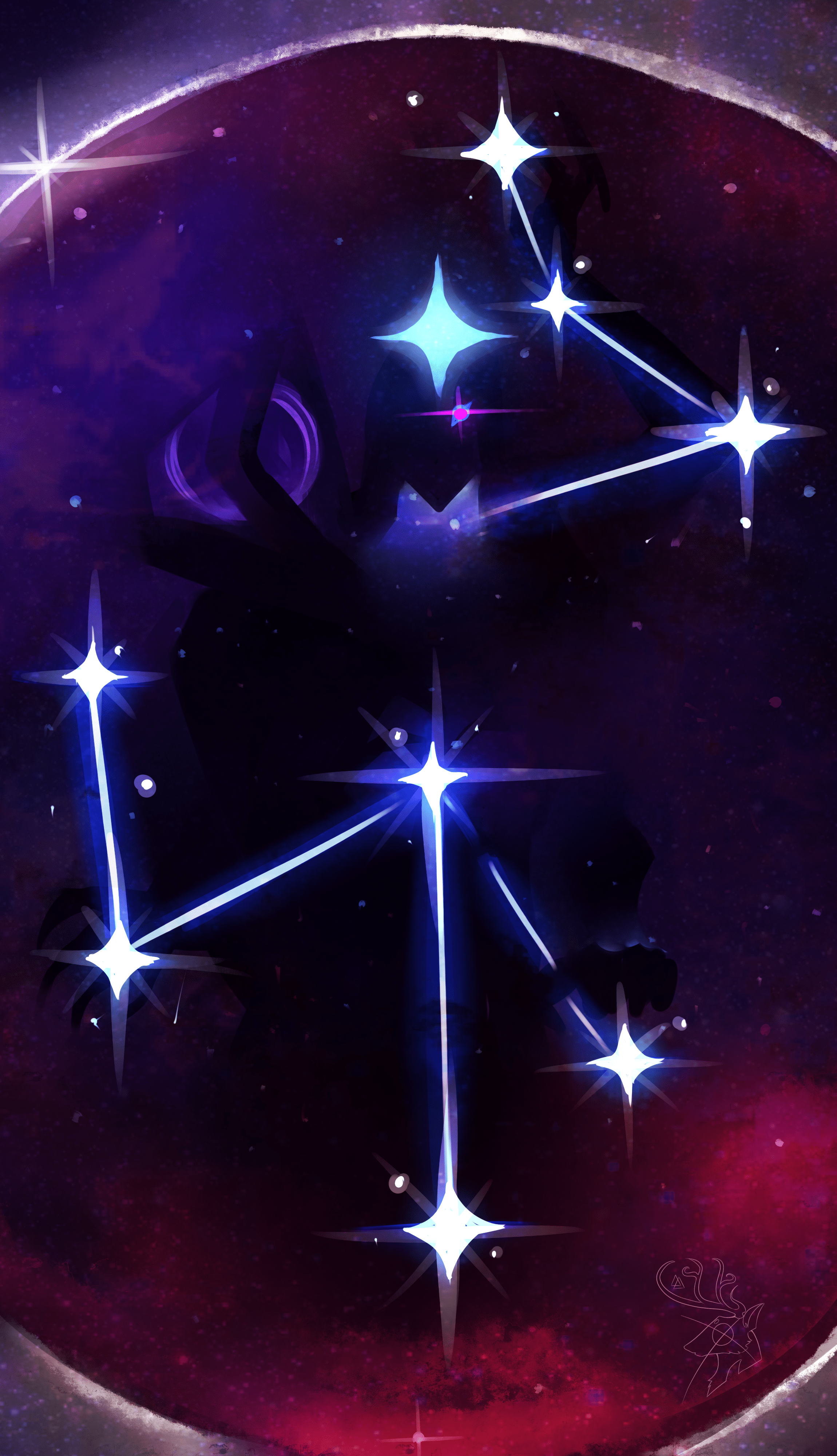 2300x4000 Dark Cosmic Jhin Wallpaper