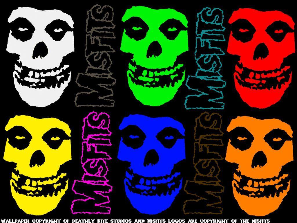 Misfits wallpaper I made in photoshop after a found a lower quality old  version  rphonewallpapers