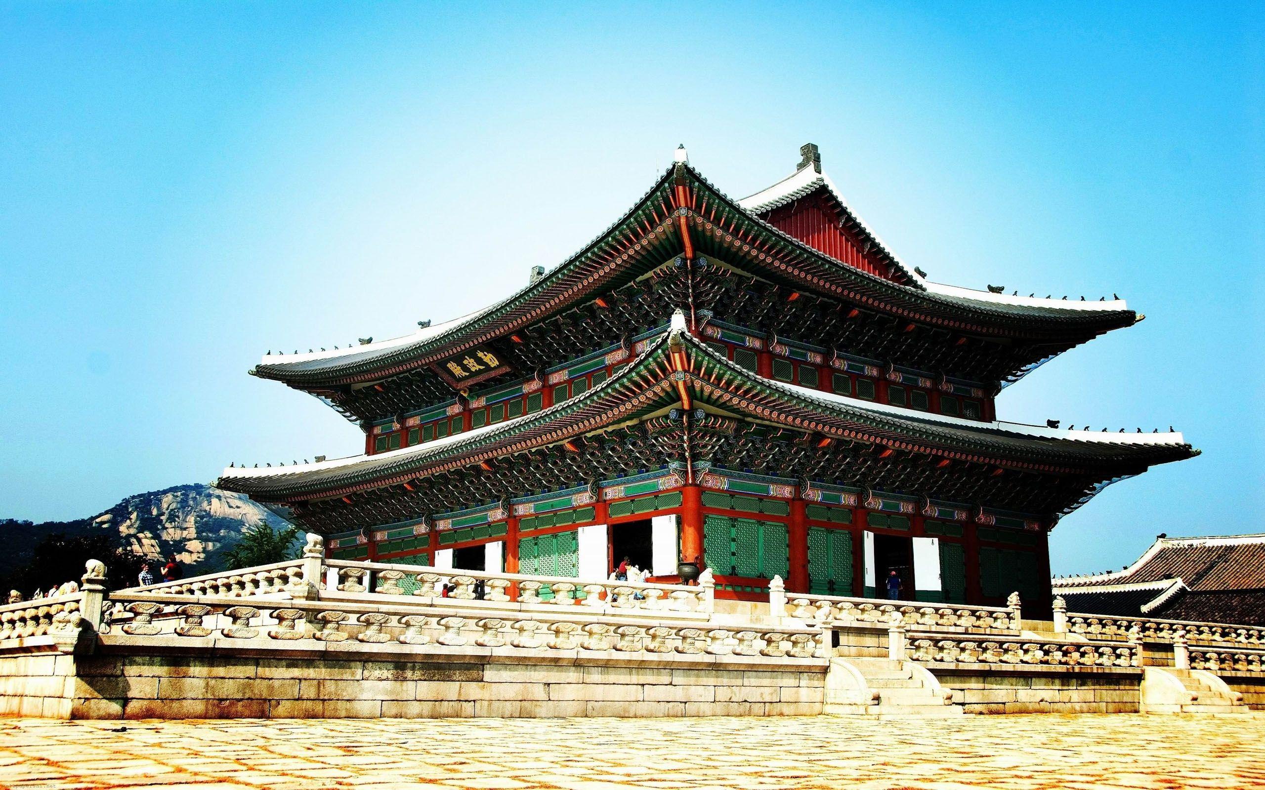 2560x1600 South, Korea, Temple, Seoul, Widescreen, Hd, Wallpaper, Background