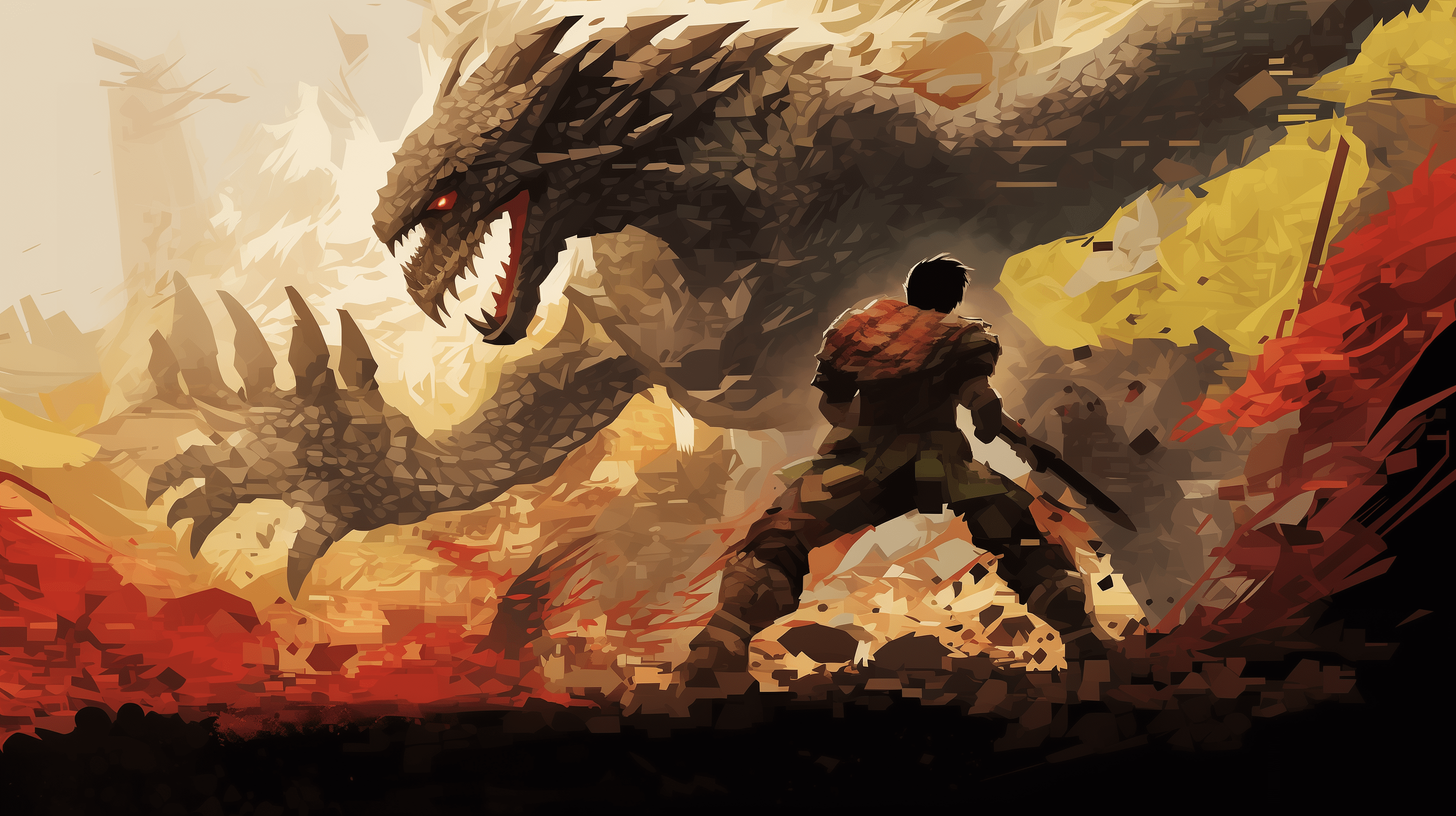 2912x1632 Video Game Monster Hunter HD Wallpaper