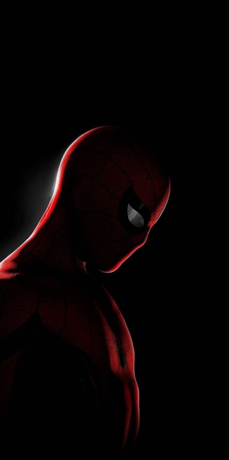 889x1779 Oled 4k Spider Man Side View Wallpaper