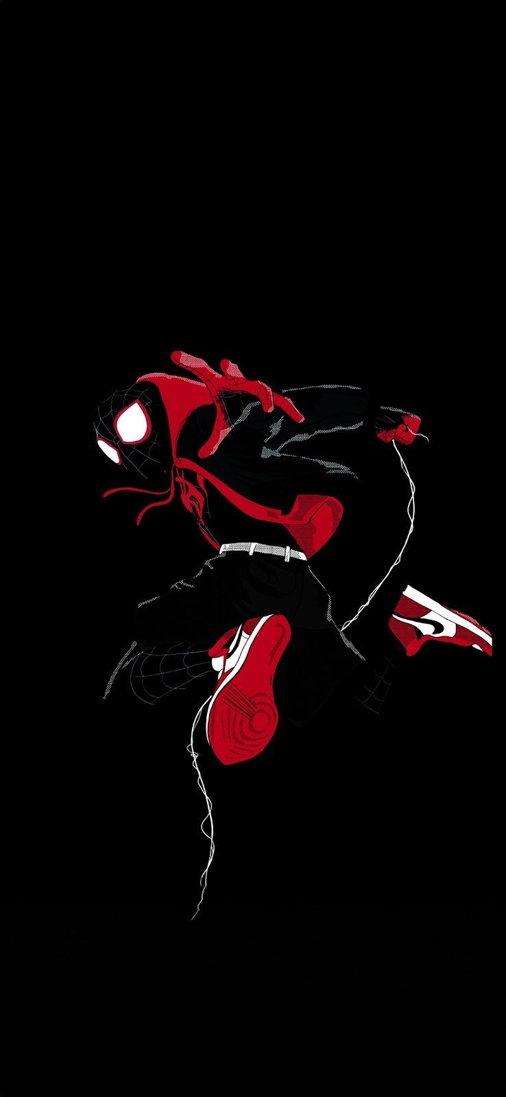738x1600 Spider Man OLED Wallpaper For Phone