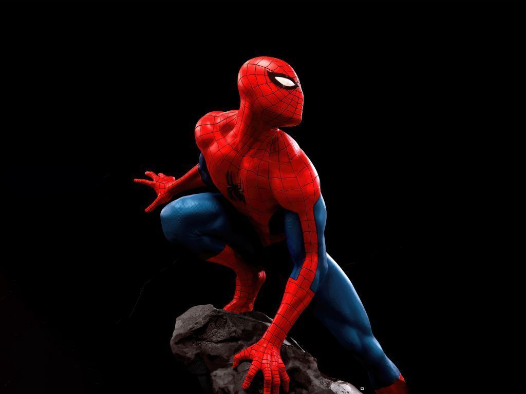 1024x768 Wallpaper The Amazing Spider Man, Oled
