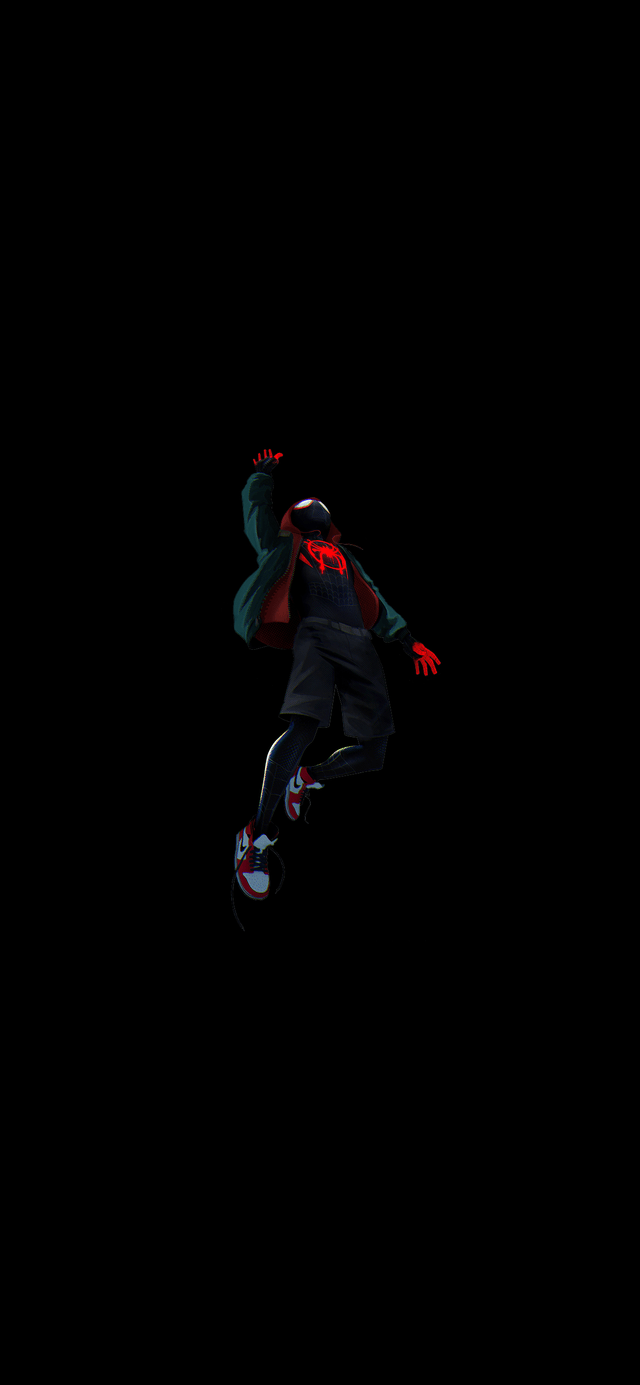 640x1385 Into The Spider Verse Oled Wallpaper