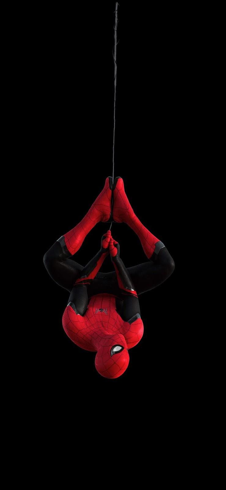739x1600 Spider Man Amoled Wallpaper