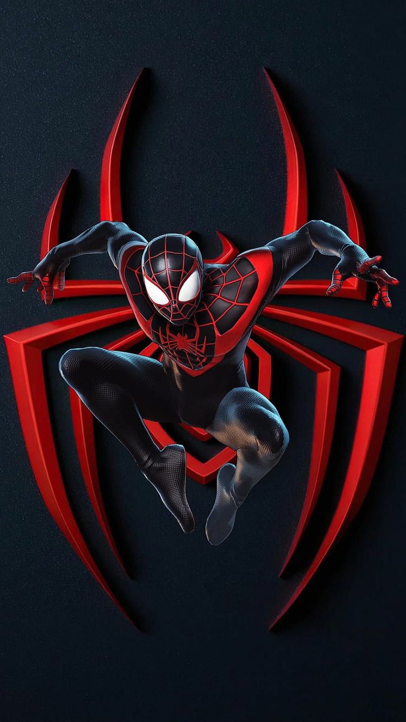 800x1422 HD black spider wallpaper