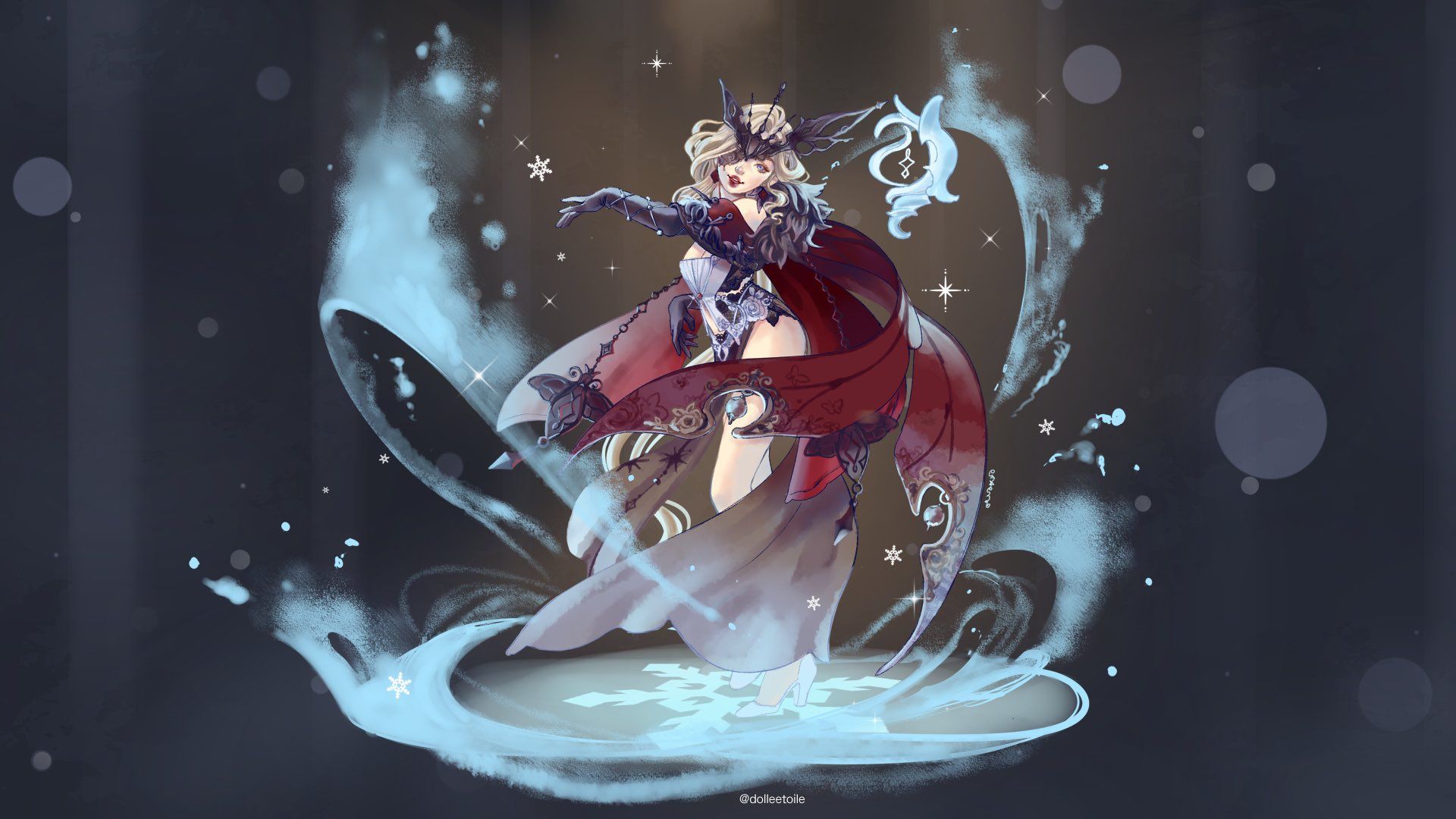 1920x1080 signora (genshin impact) drawn