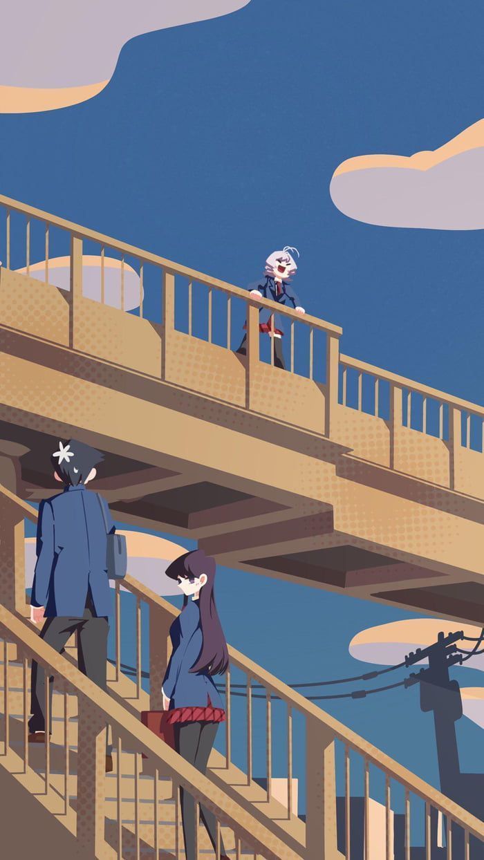700x1244 Najimi, Tadano & Komi Wallpaper