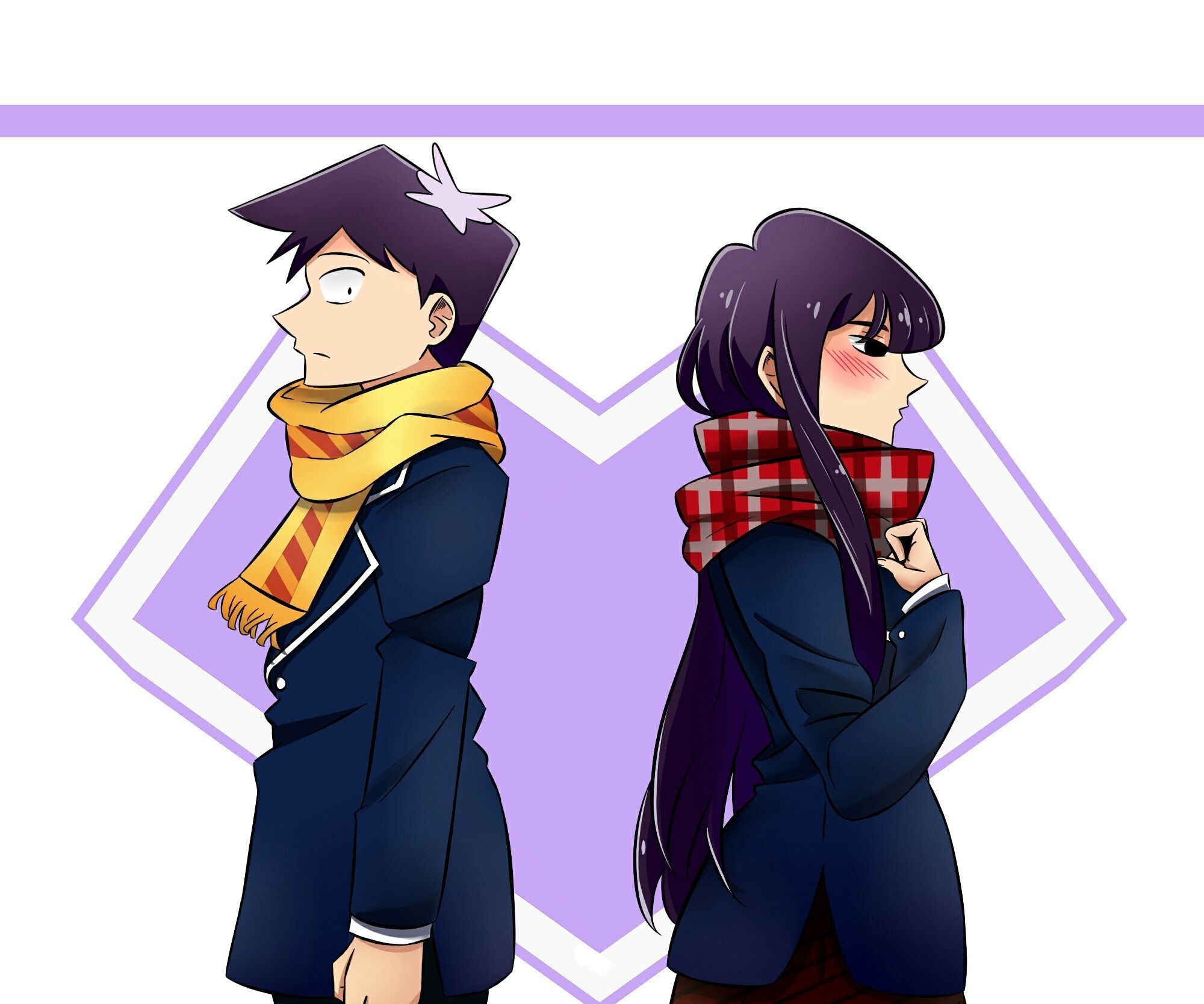 2000x1667 Tadano Hitohito Komi Shouko Anime Komi