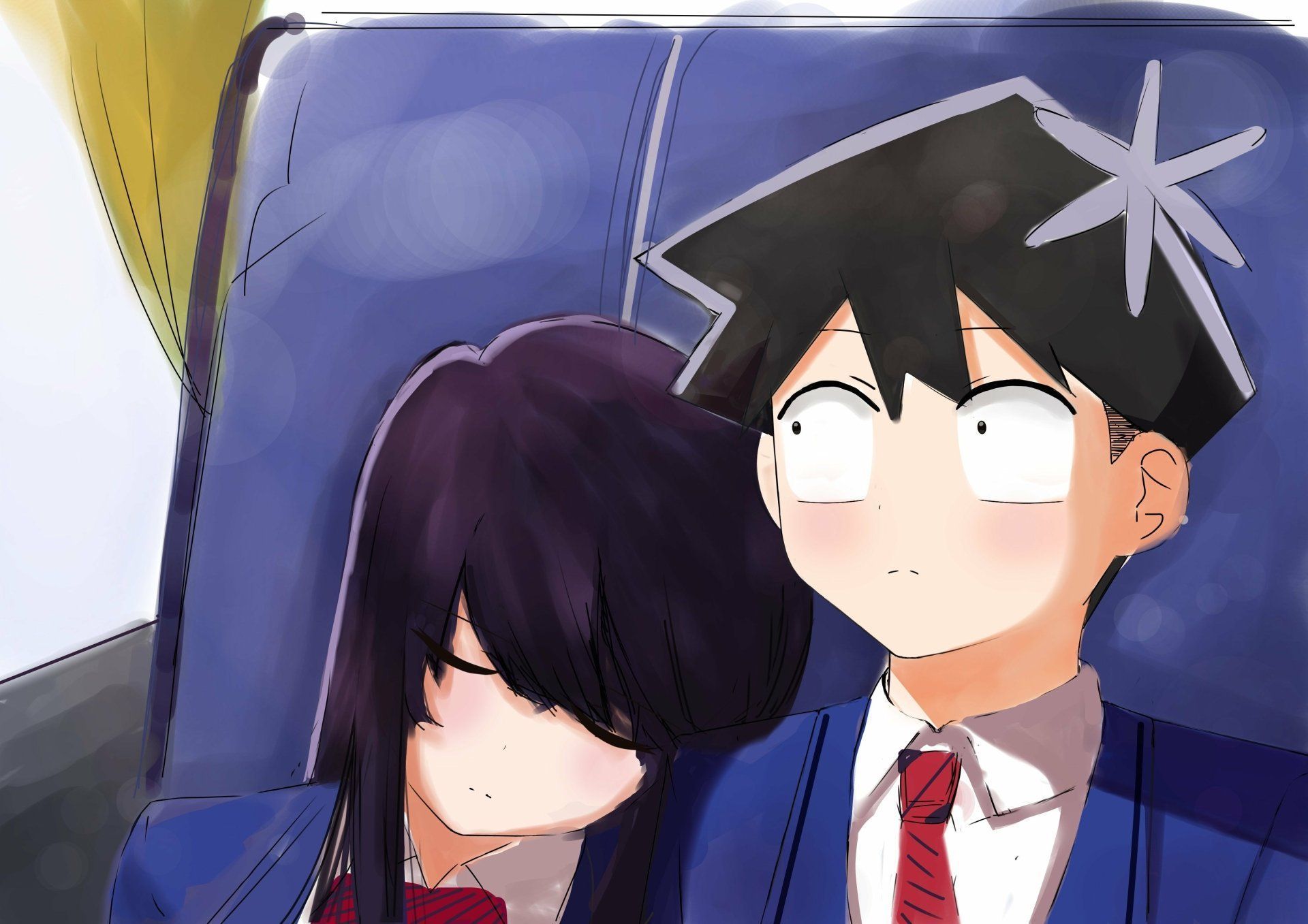 1920x1357 Tadano Hitohito Komi Shouko Anime Komi