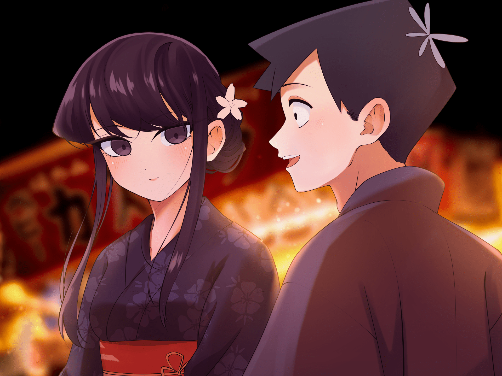 1920x1440 Tadano Hitohito Komi Shouko Anime Komi