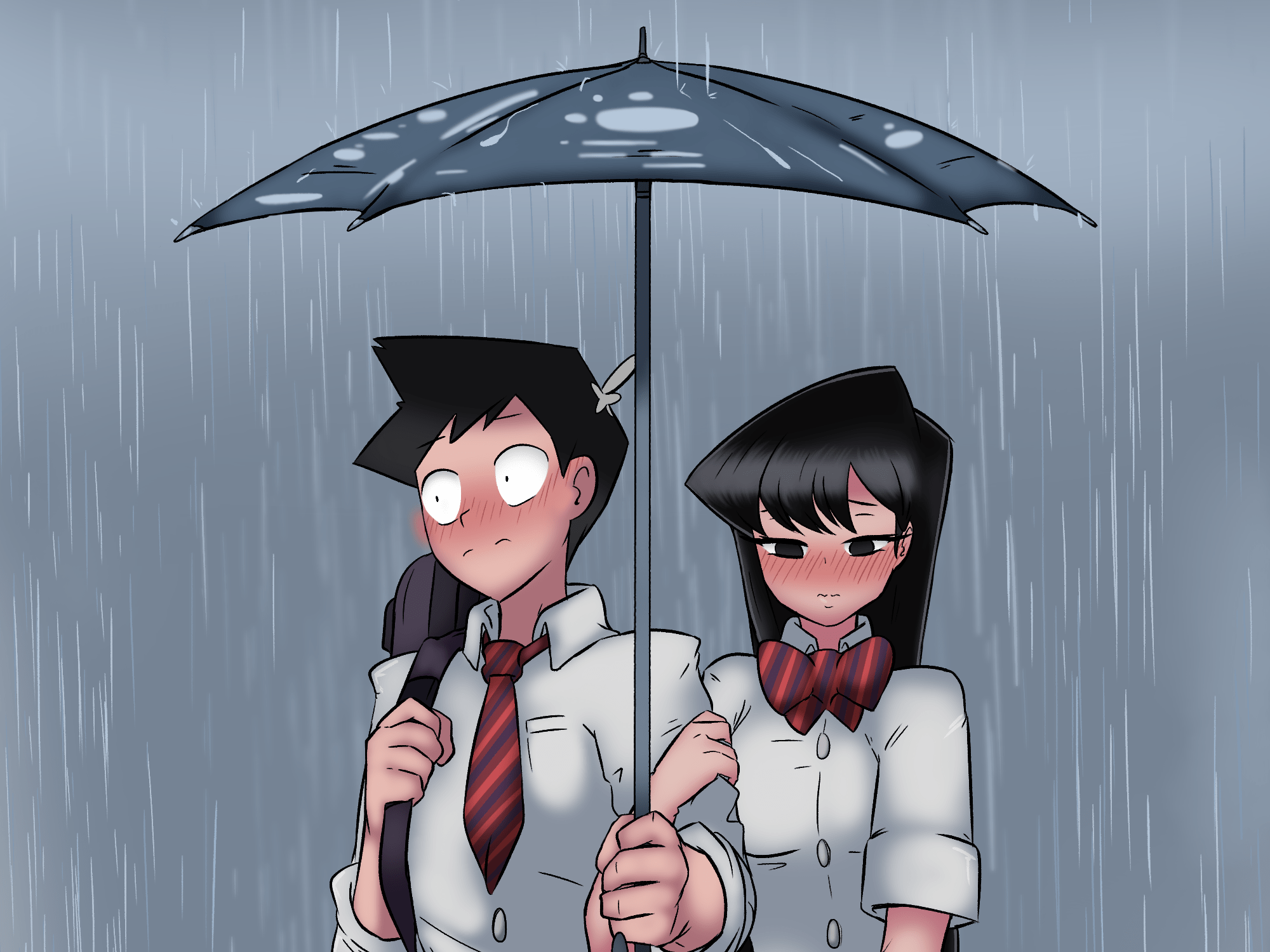 2000x1500 Tadano Hitohito Komi Shouko Anime Komi