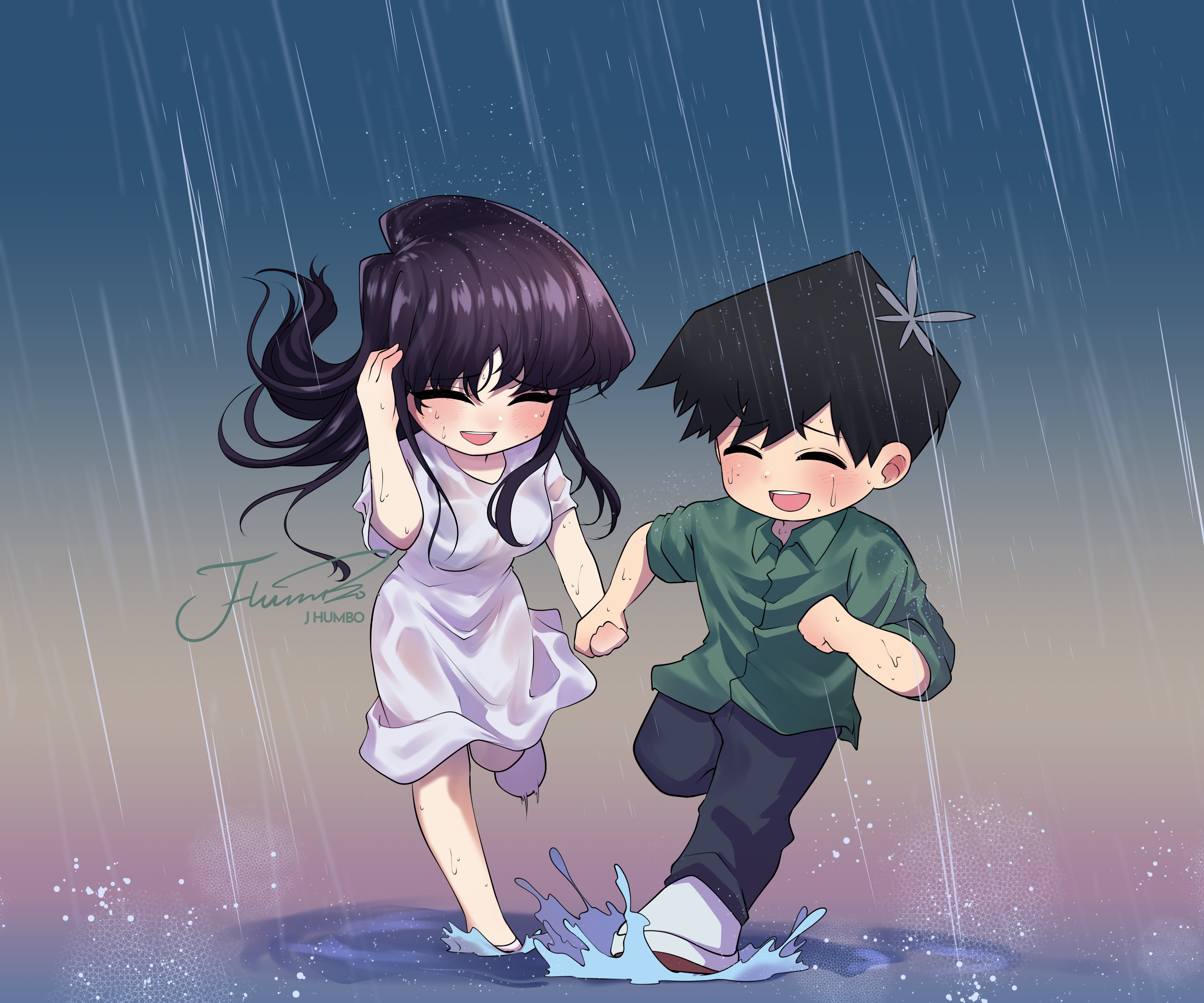 4096x3413 komi shouko and tadano hitohito komi