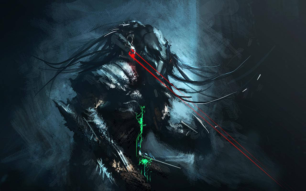 1280x800 Wounded Glowing Predator Wallpaper