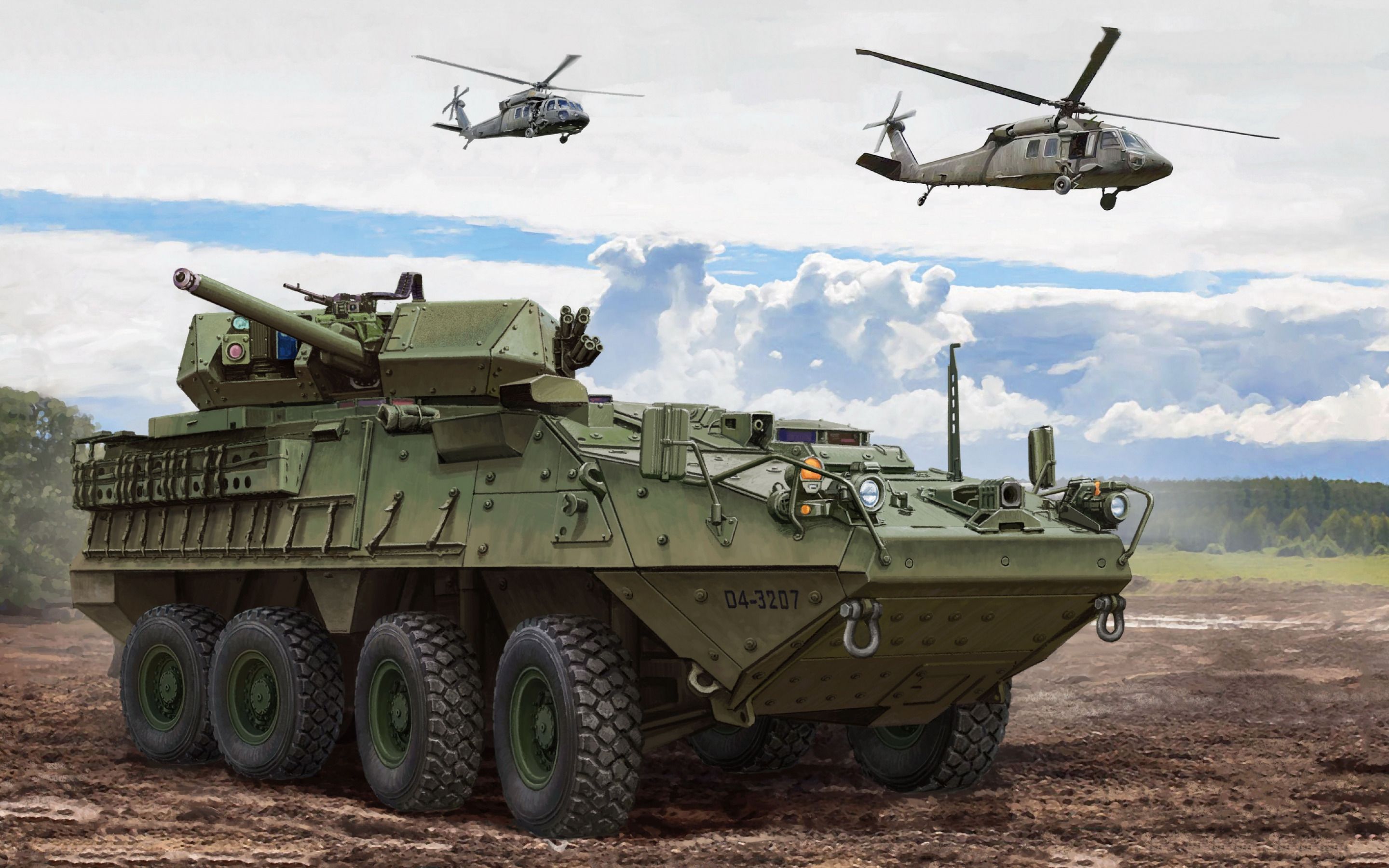 2880x1800 Stryker Vehicle Wallpaper