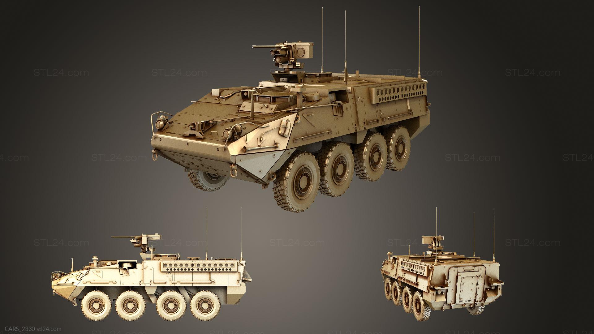 1920x1080 M1126 Stryker ICV, CARS_2330. 3D stl