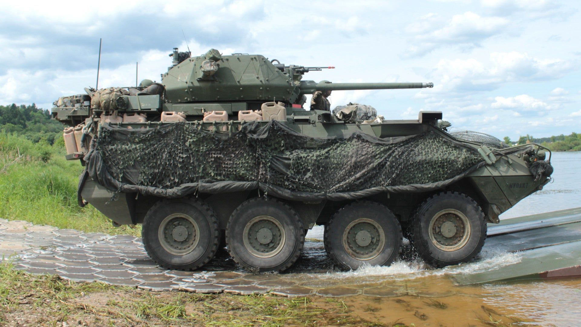 1920x1080 Gunned Stryker Armored Vehicles