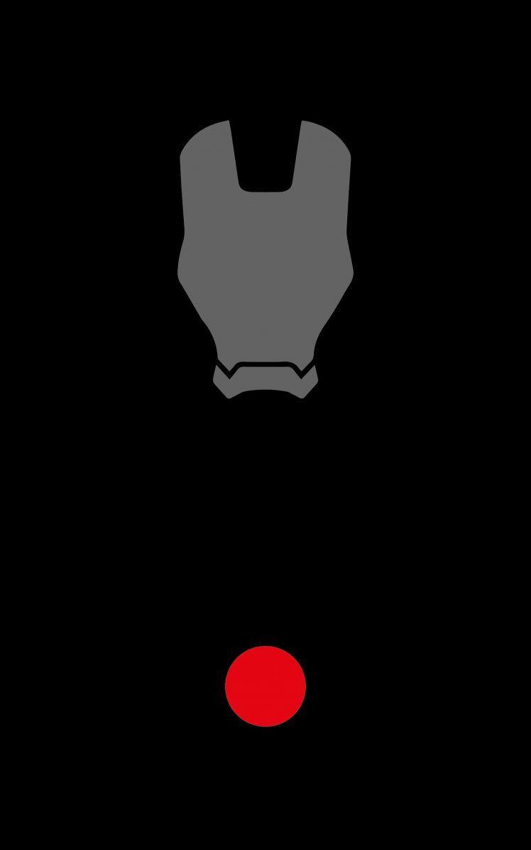 748x1197 Iron Man, War Machine, Minimalism, Portrait display