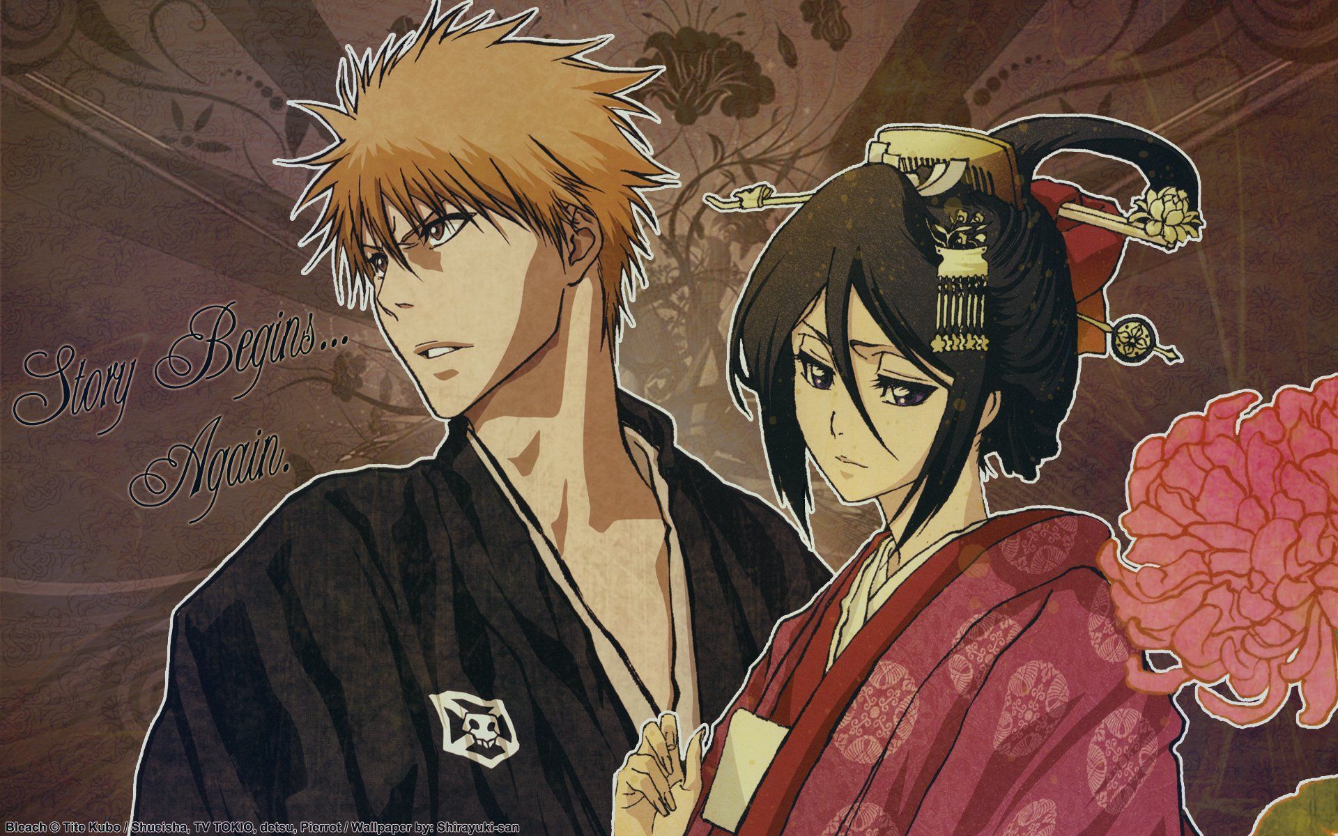 1920x1200 Download Rukia Kuchiki Ichigo Kurosaki