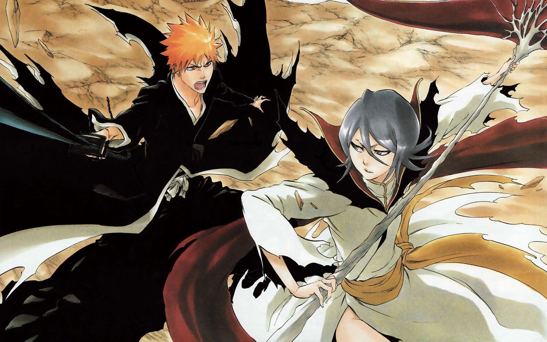 1920x1200 Download Rukia Kuchiki Ichigo Kurosaki