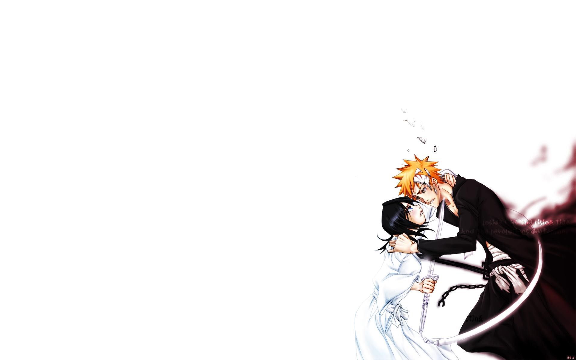 1920x1200 Download Rukia Kuchiki Ichigo Kurosaki