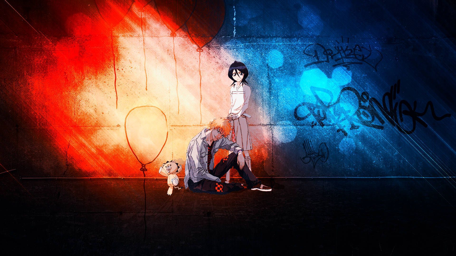 1920x1080 Bleach Anime Ichigo And Rukia Wallpaper