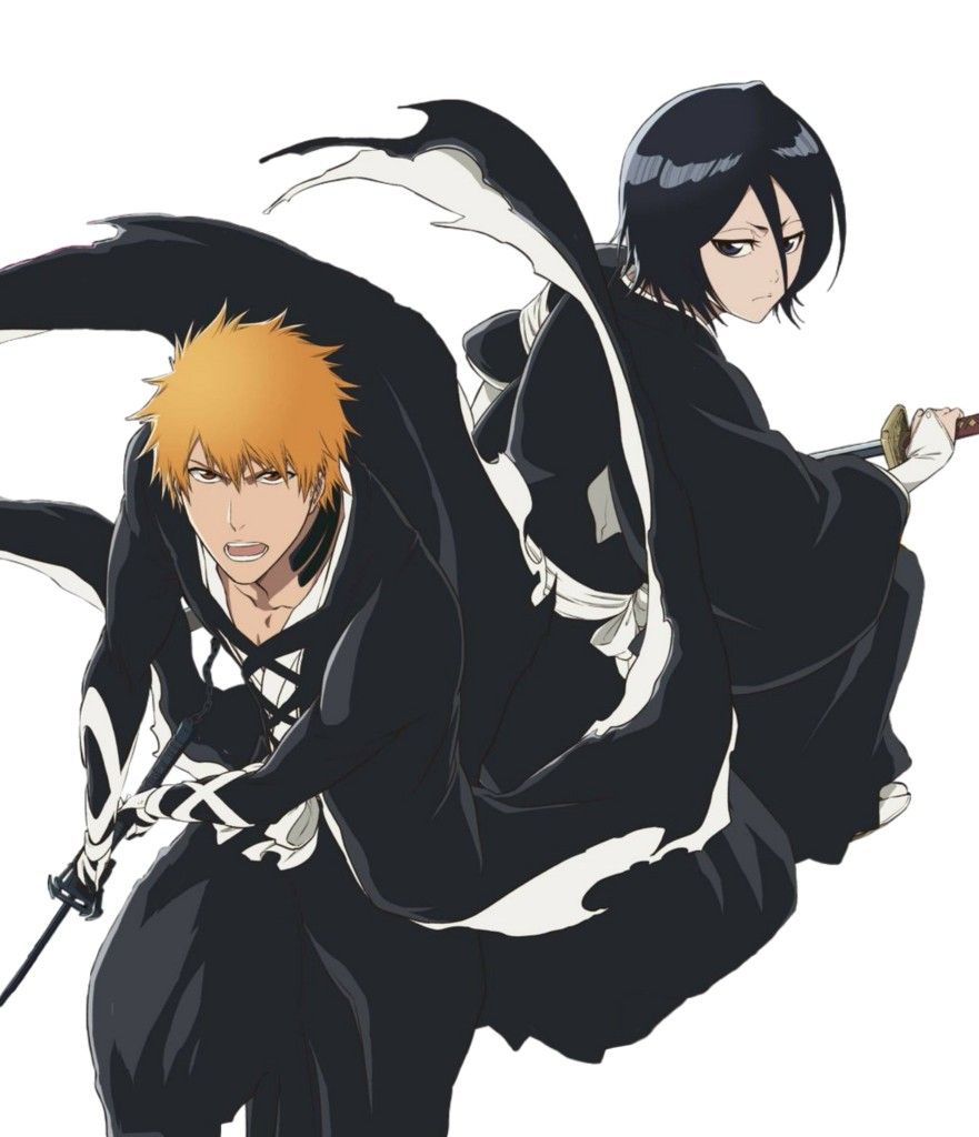 881x1024 new illustration of ichigo and rukia