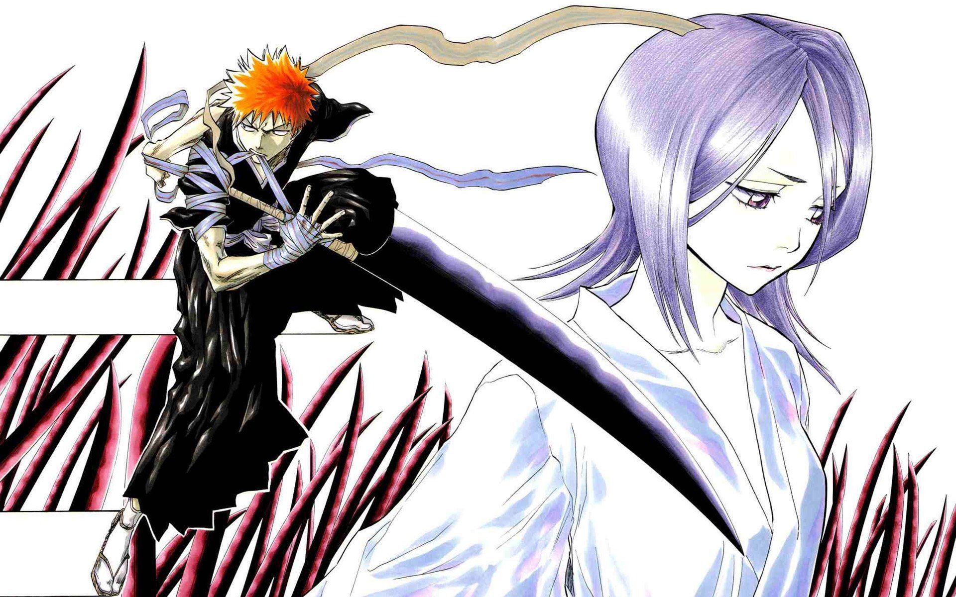 1920x1200 Download Rukia Kuchiki Ichigo Kurosaki