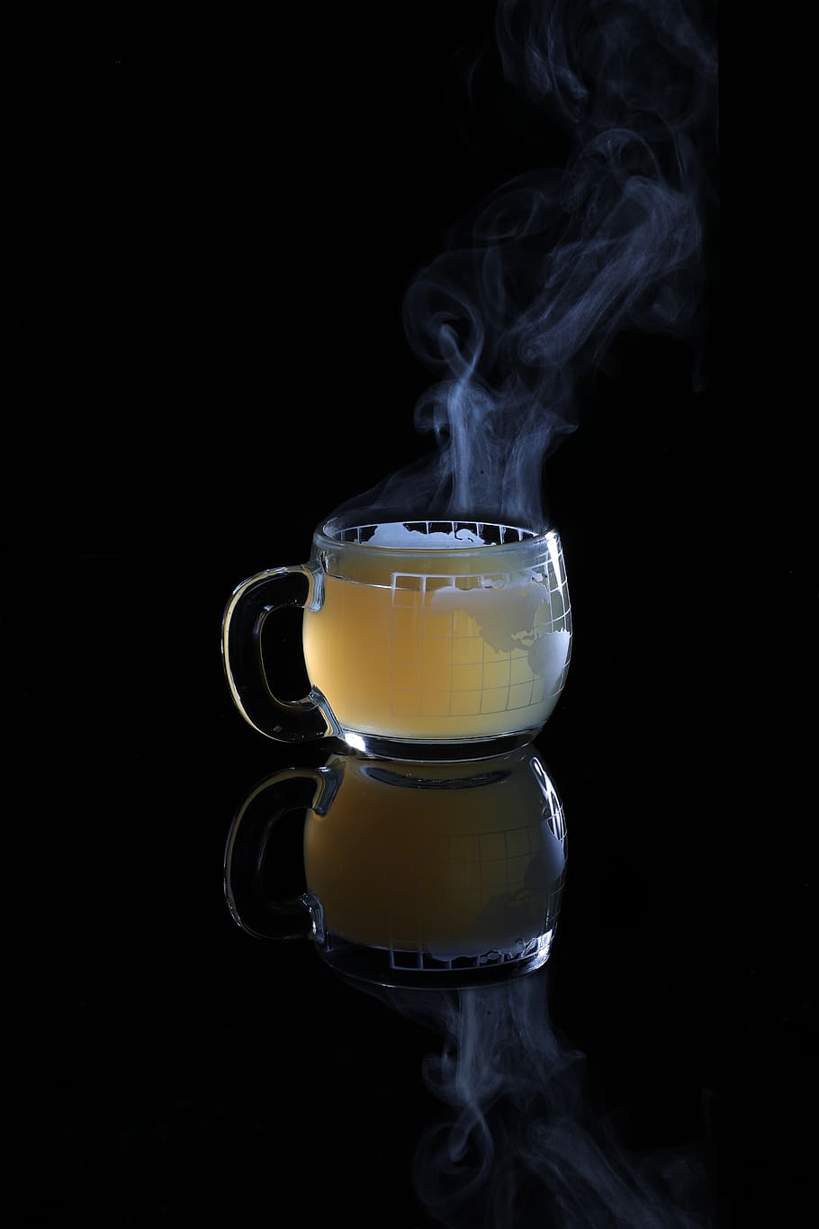 910x1365 HD wallpaper: glass mug with hot liquid