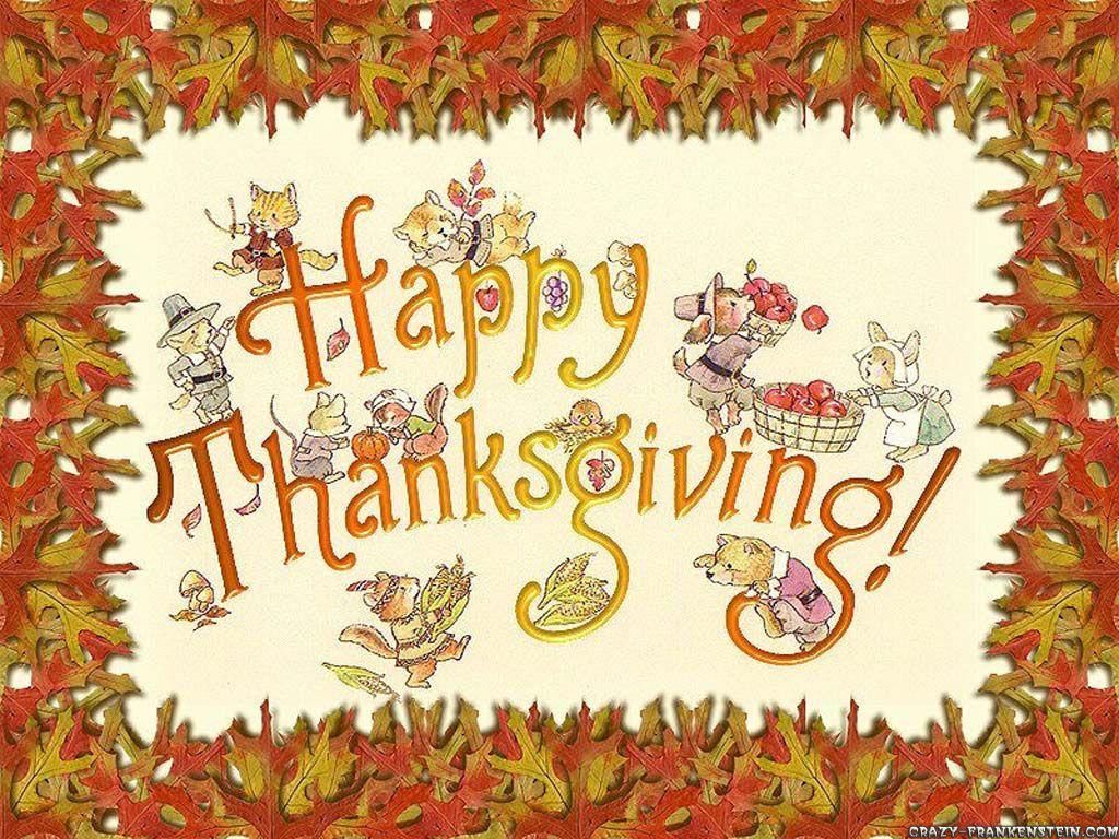 1024x768 Happy Thanksgiving Card Wallpaper. Sharon Lathan, Novelist