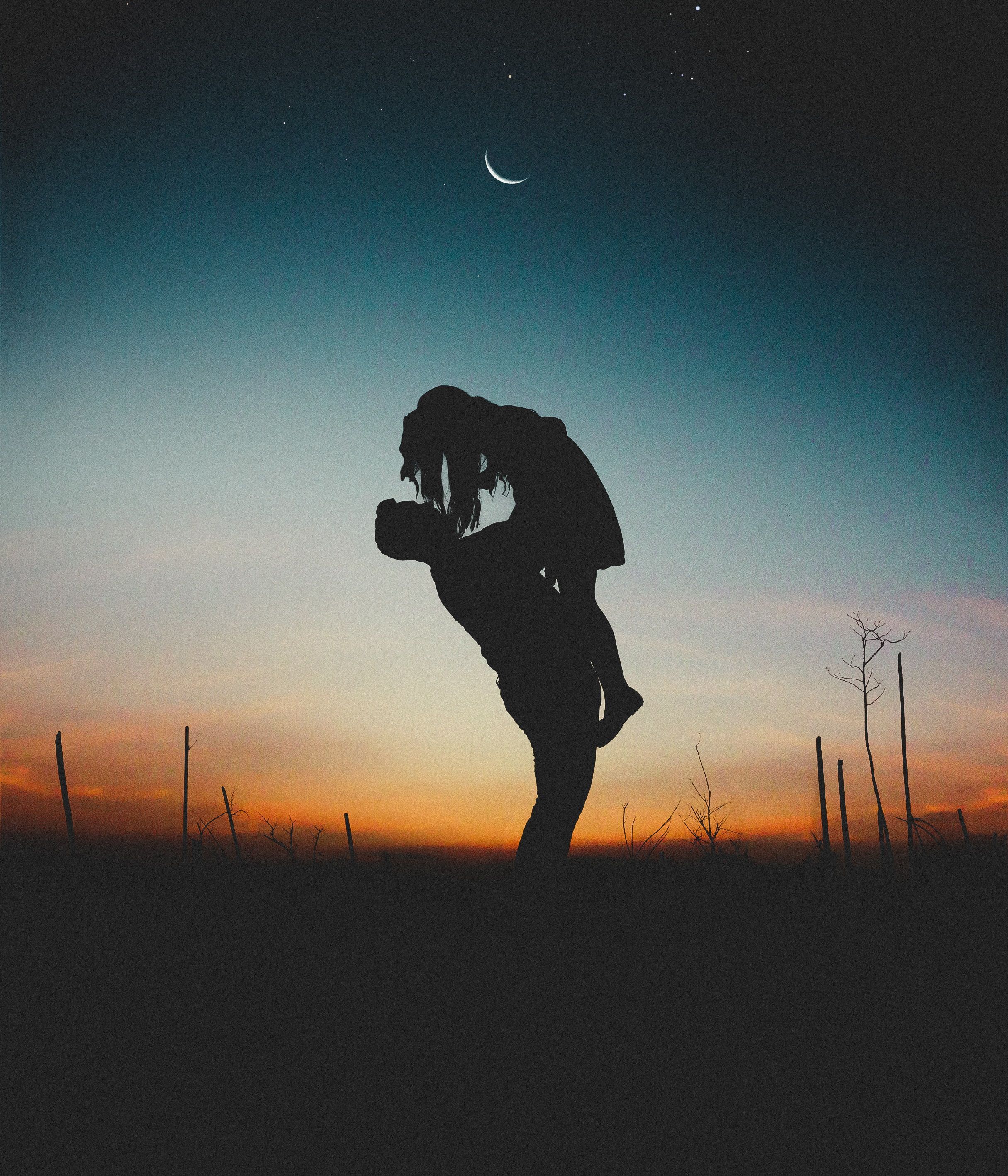 2430x2835 HD wallpaper: Father, Daughter, Sunset