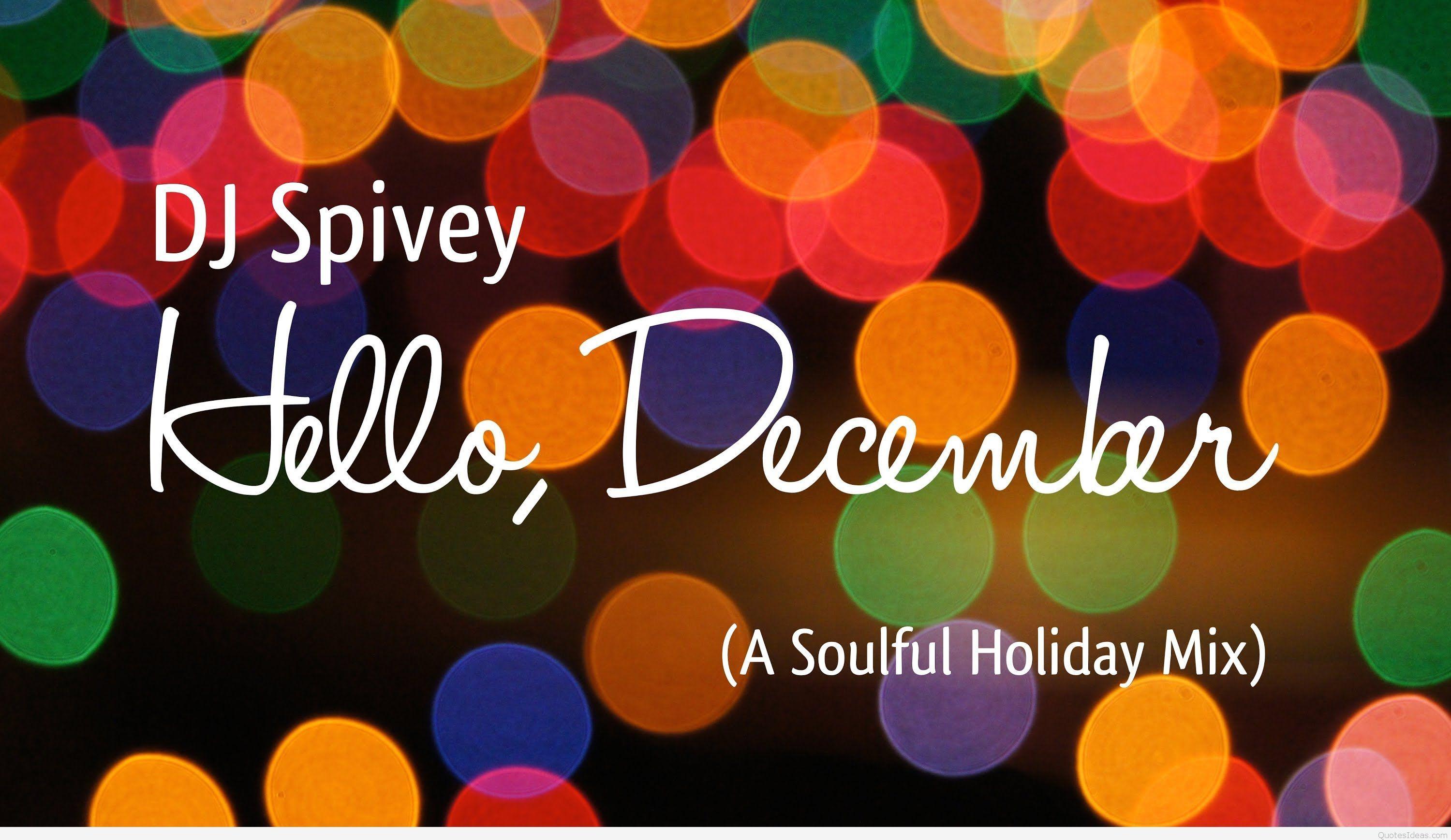 3000x1738 Hello December Image Sayings and wallpaper 2015
