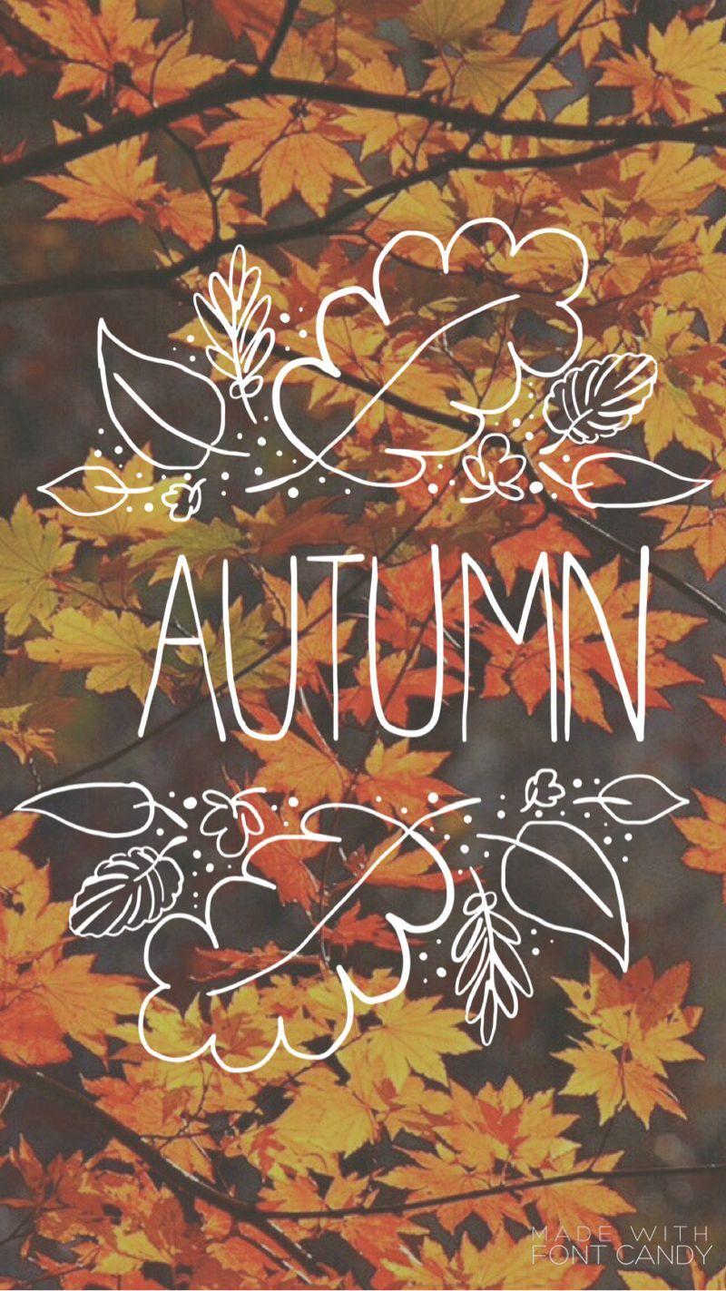 Free Vector  Watercolor hello fall background for autumn celebration