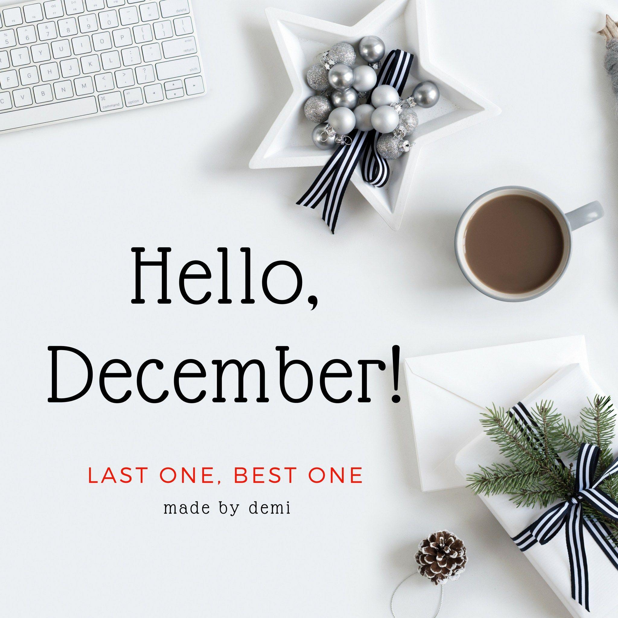 2048x2048 Hello December Wallpaper, image collections of wallpaper